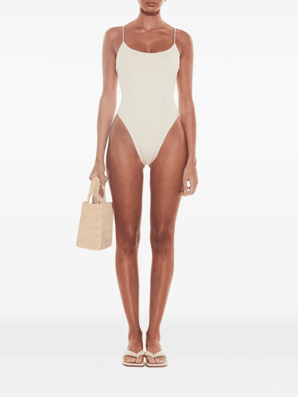 Yves high-leg swimsuit — Image 2