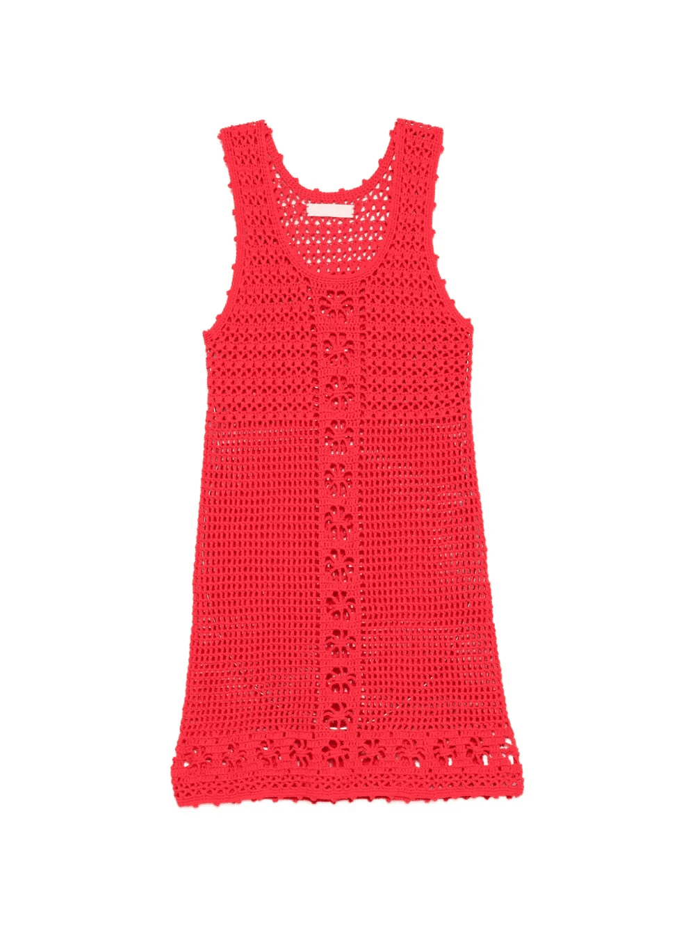 Poolside crochet-knit mini dress - Image 1