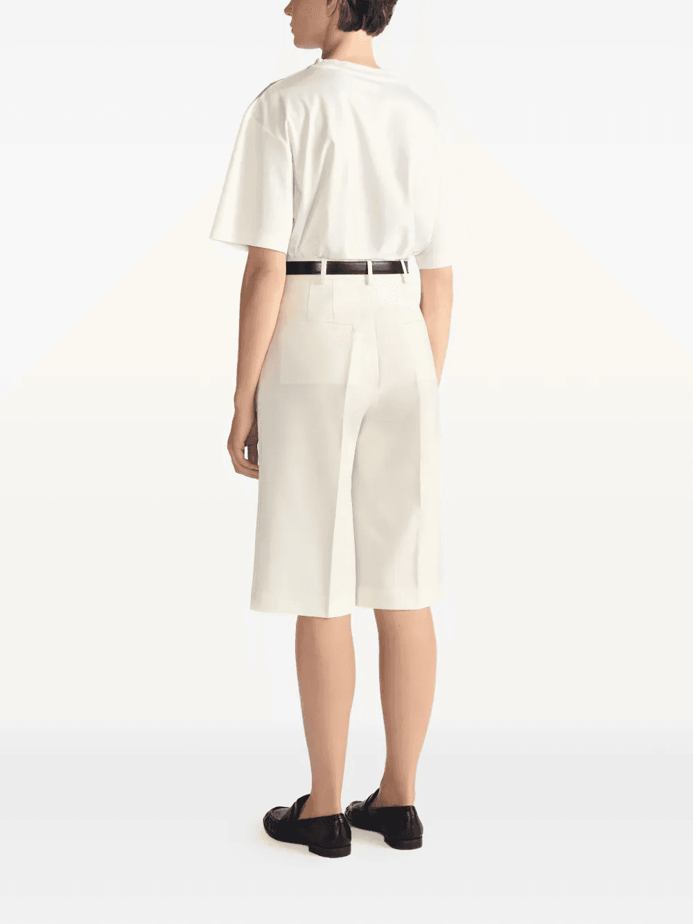 Thea pressed-crease shorts — Image 3