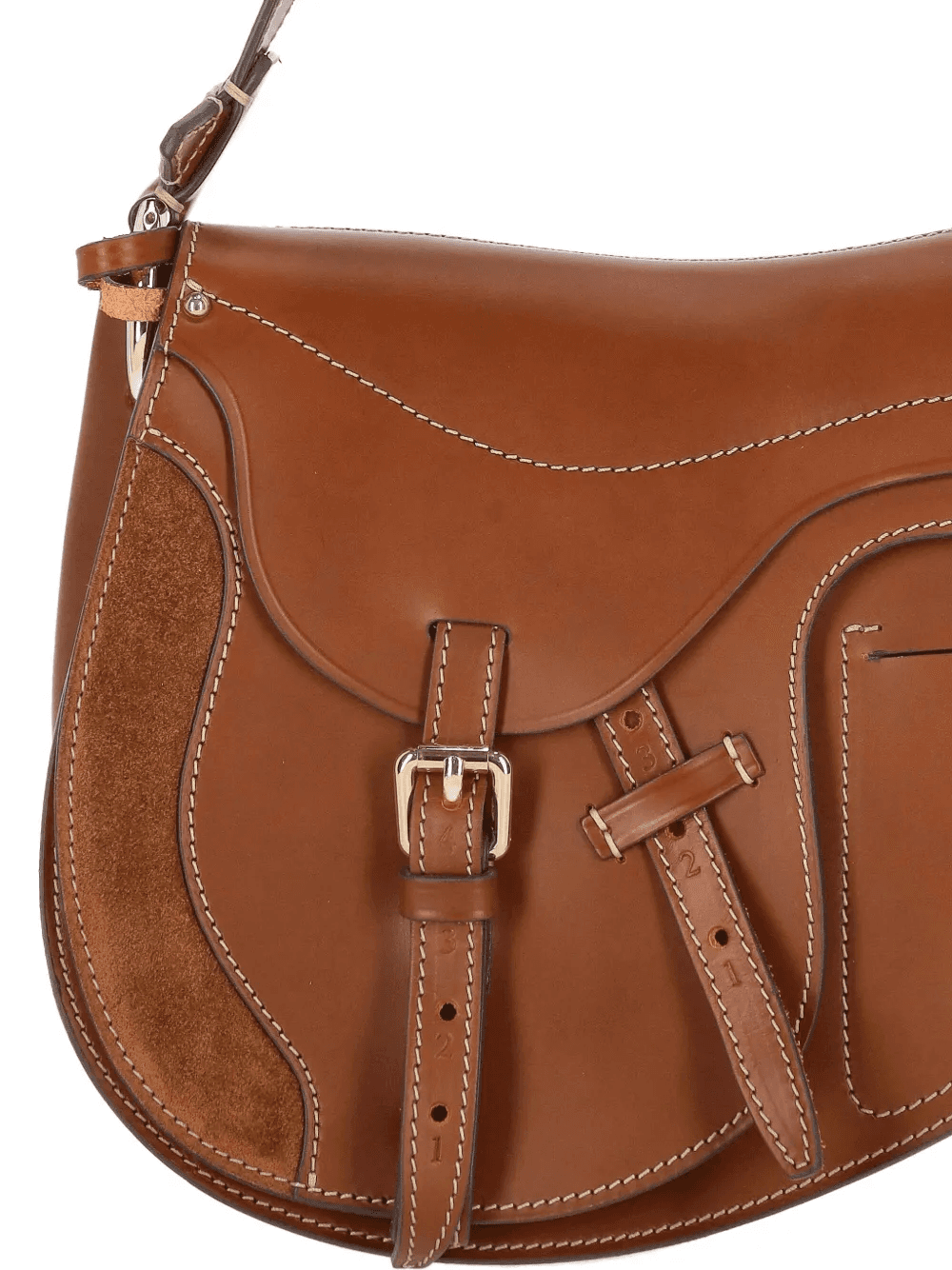 saddle buckle-fastening shoulder bag — Image 2