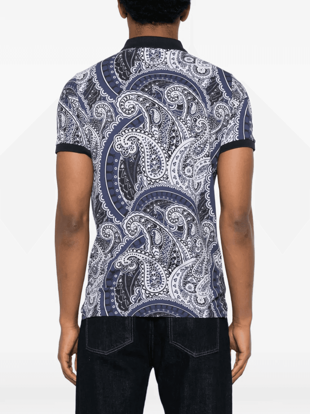 paisley-print polo shirt — Image 3