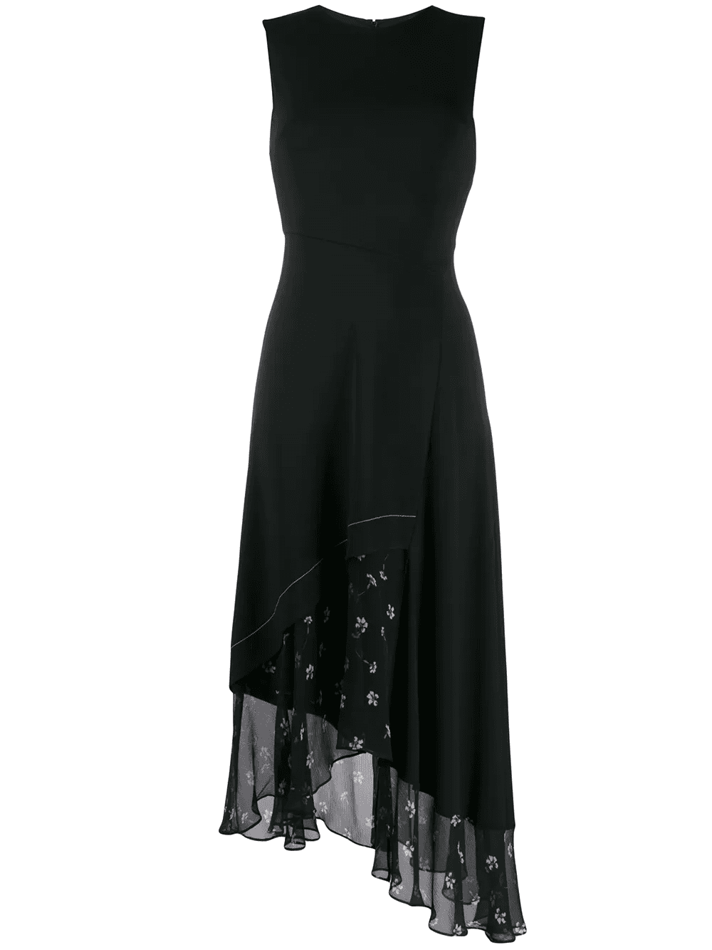 floral trim shift dress - Image 1