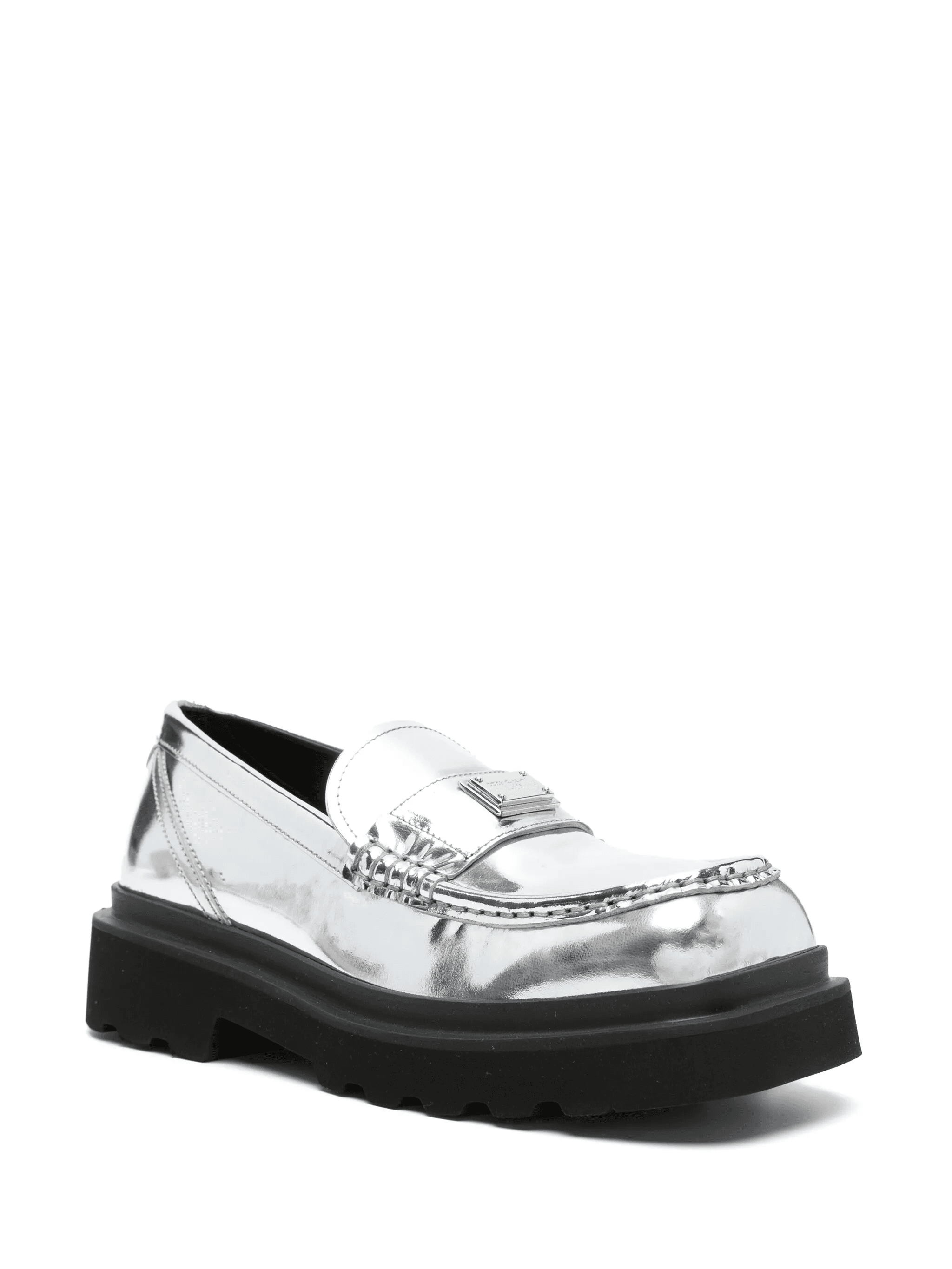 logo-plaque leather brogues — Image 3
