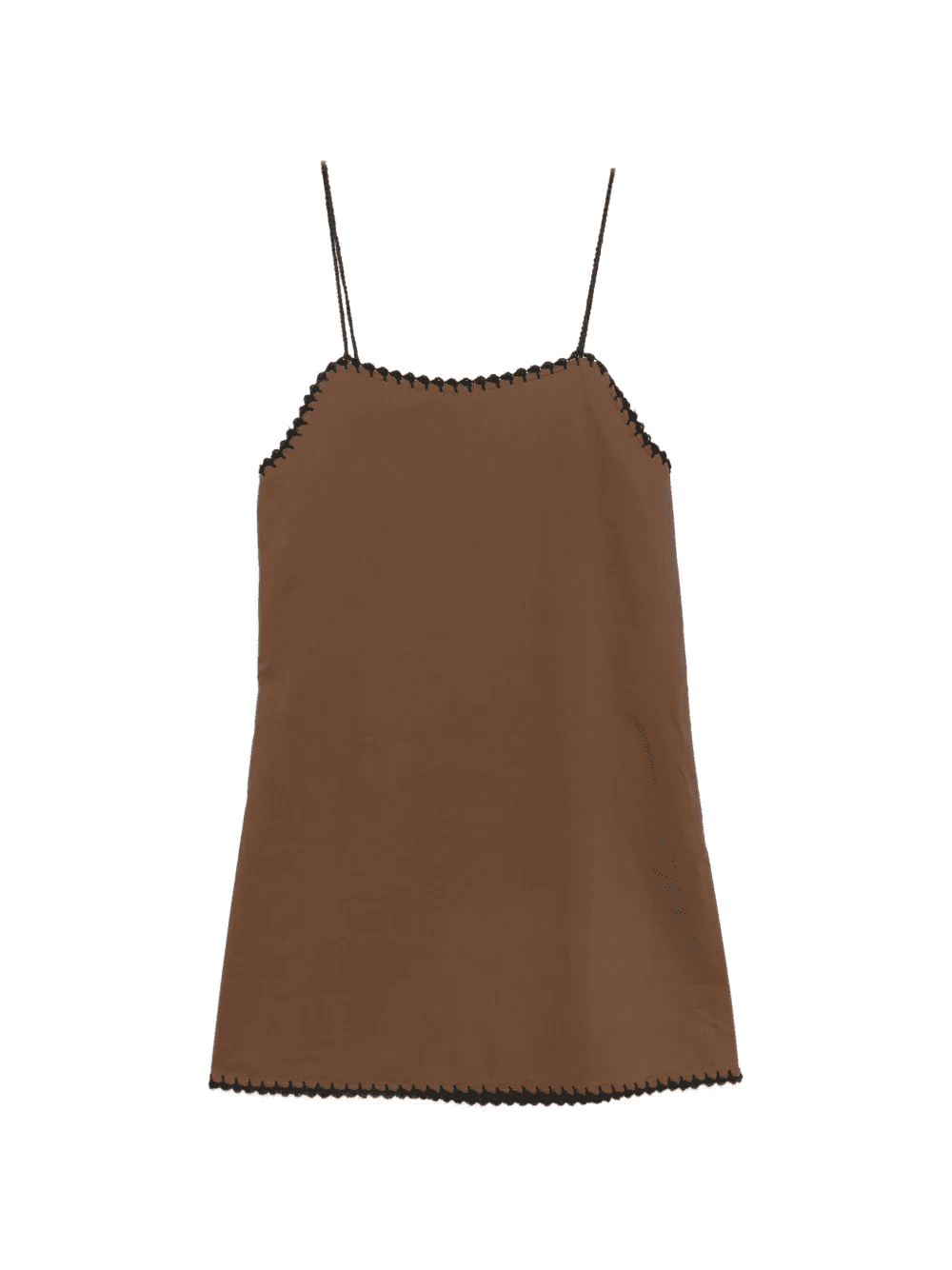 crochet-trim mini dress - Image 1