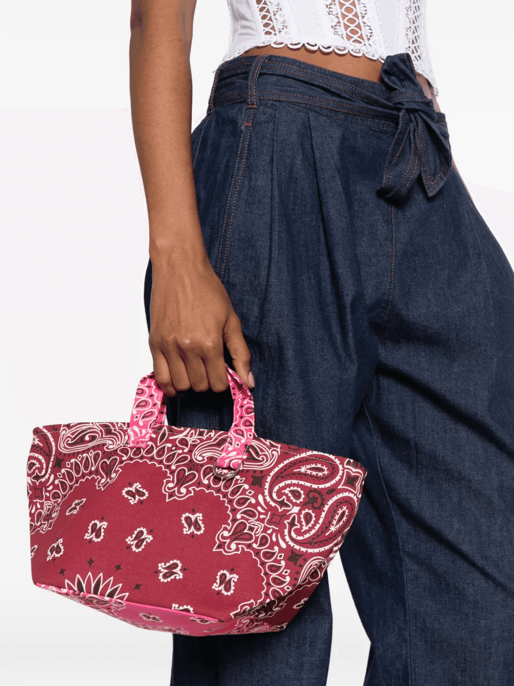 paisley-print tote bag — Image 3