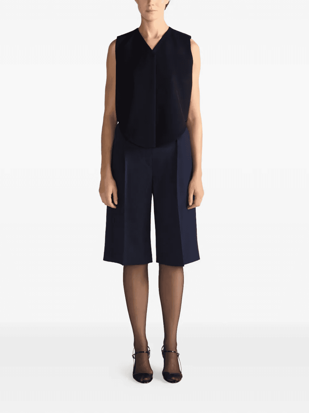 Cleo pressed-crease shorts — Image 3