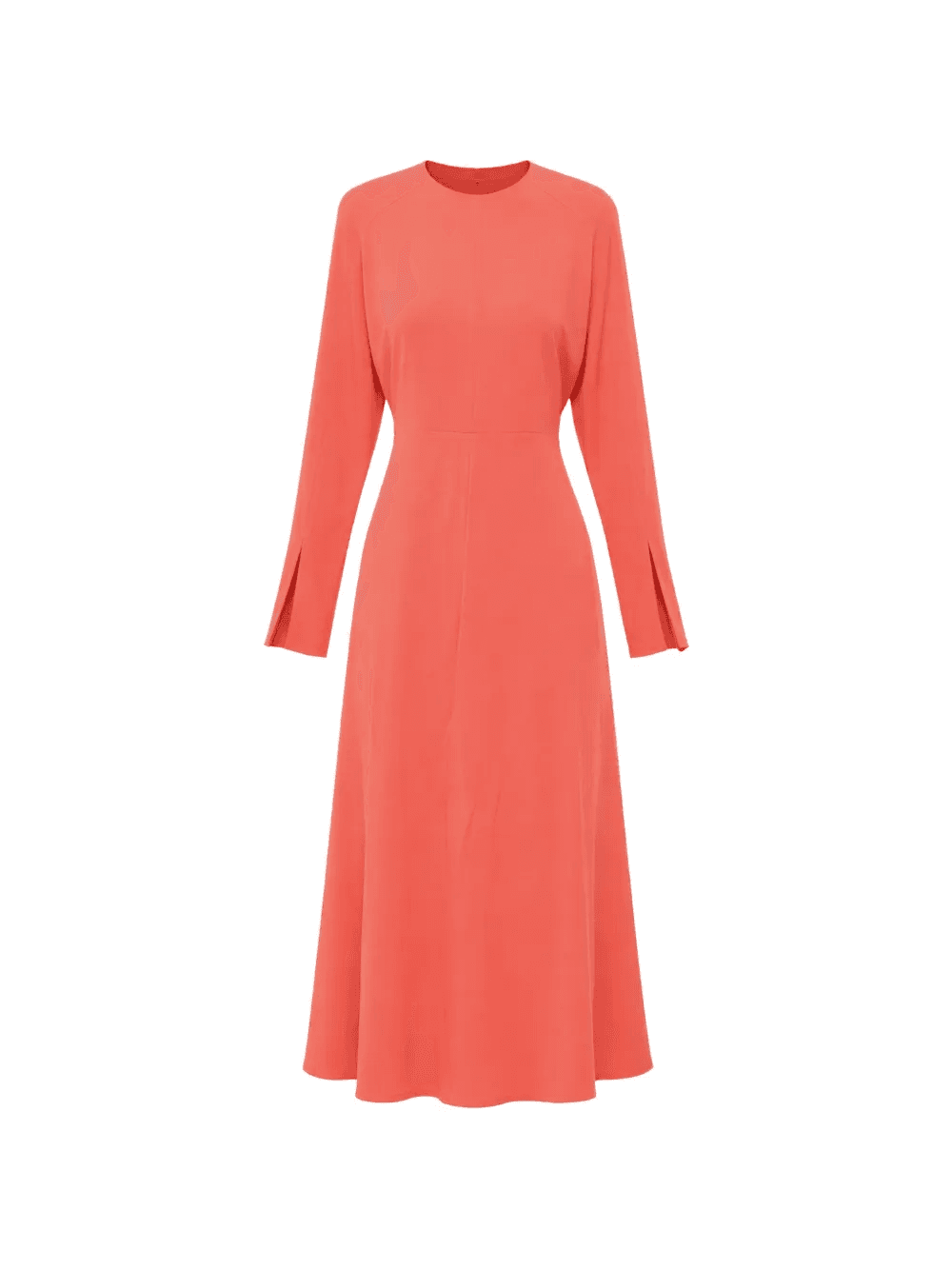 slit-cuff silk maxi dress - Image 1