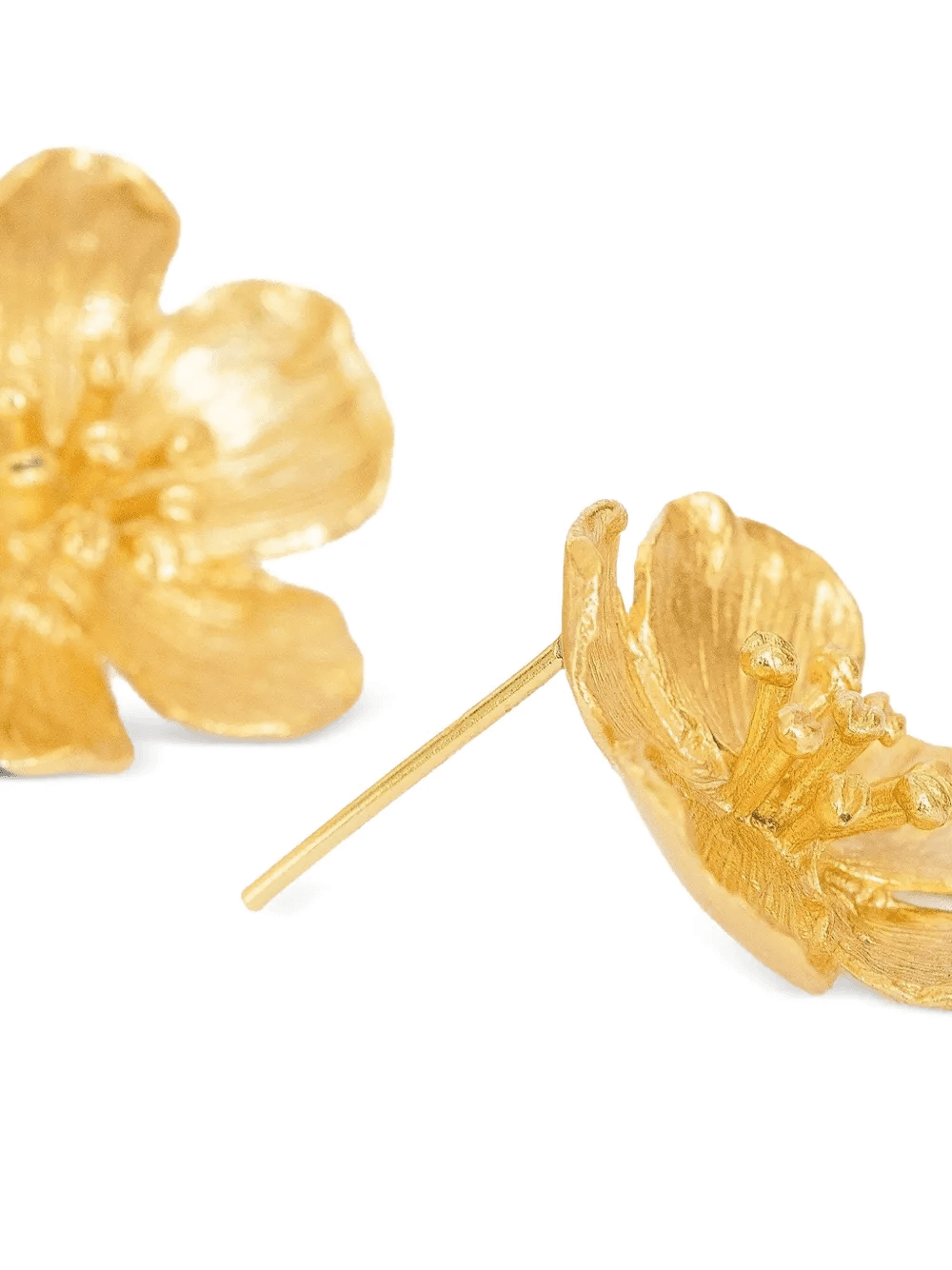 Buttercup Gold Flower stud earrings — Image 4