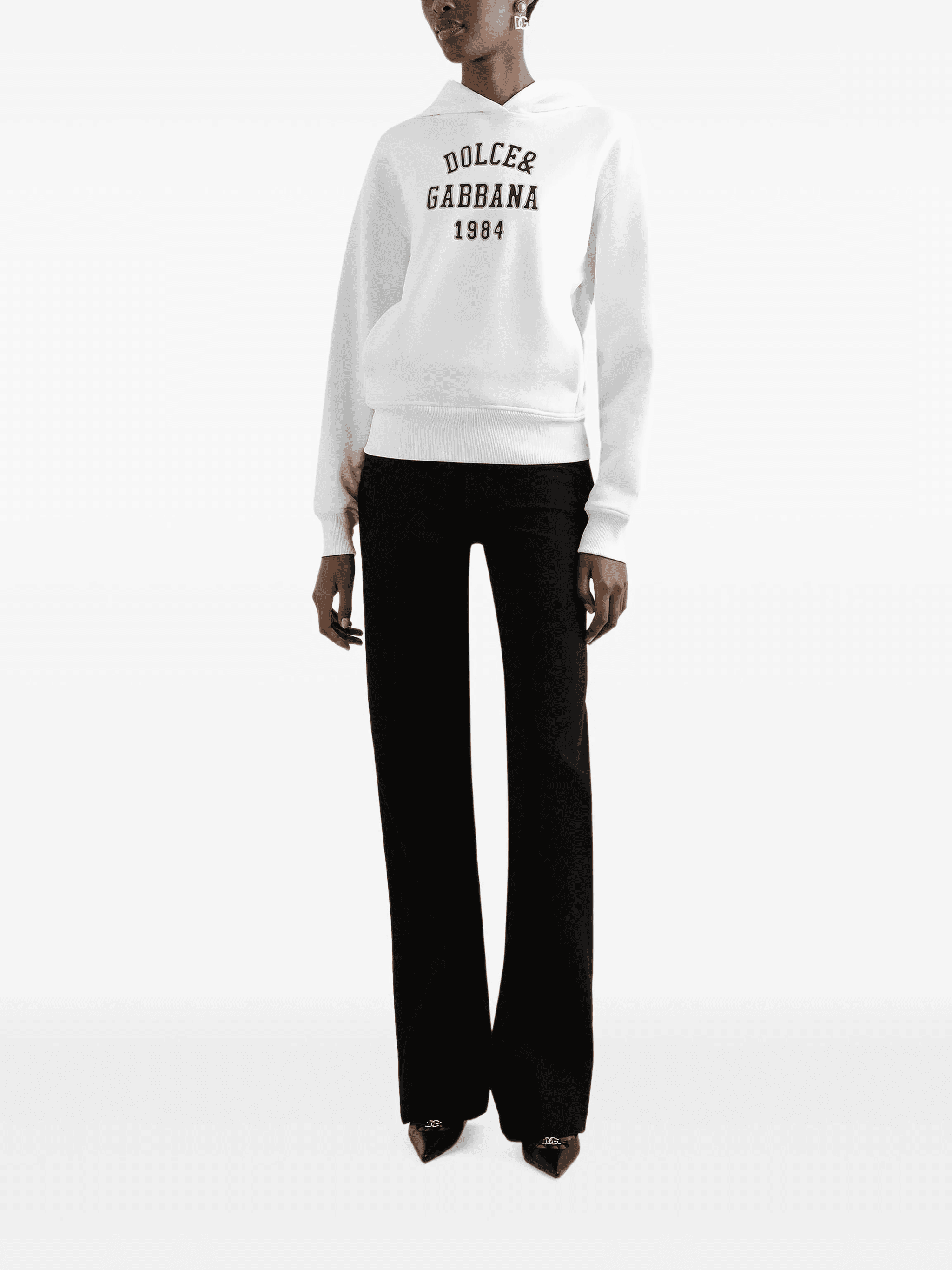logo-embroidered hoodie — Image 2
