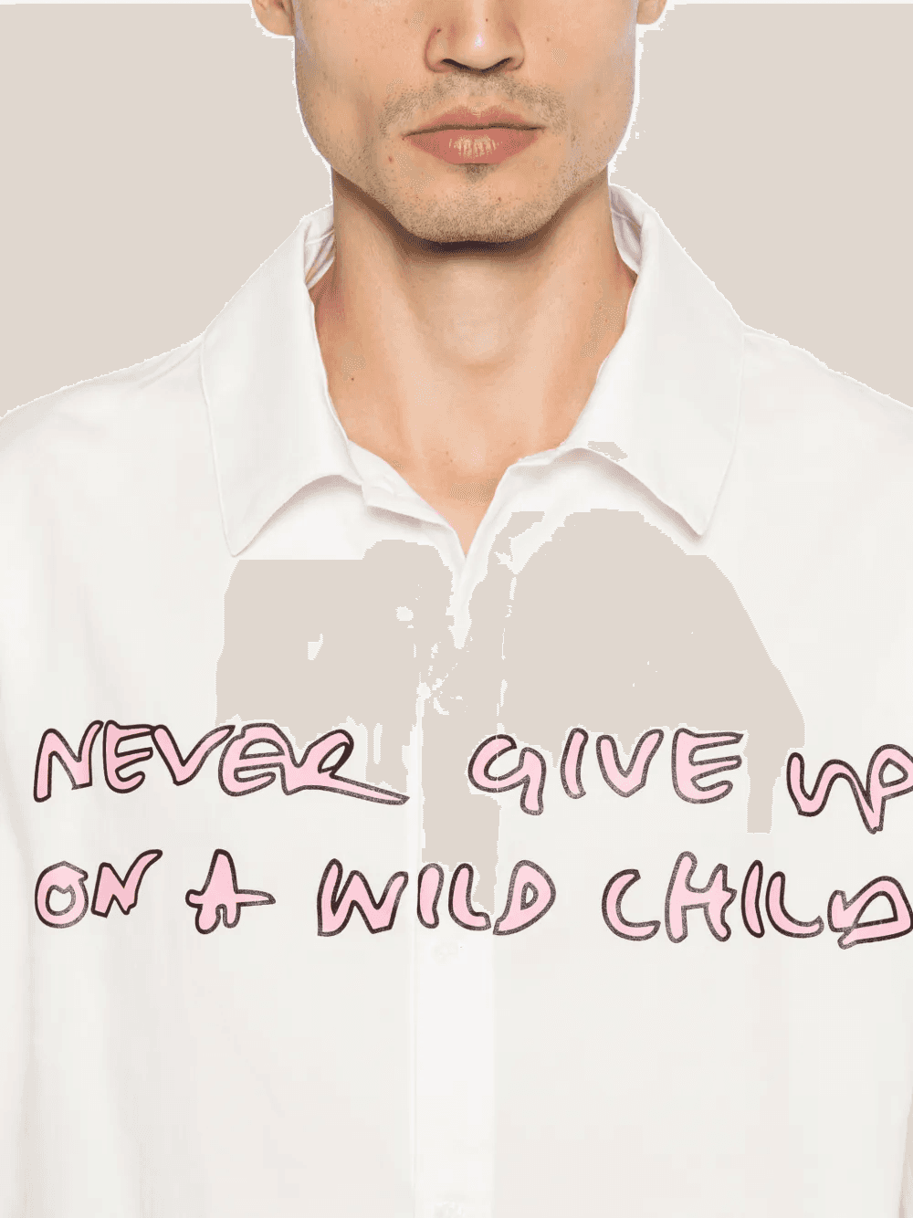 cropped short-sleeve shirt — Image 2