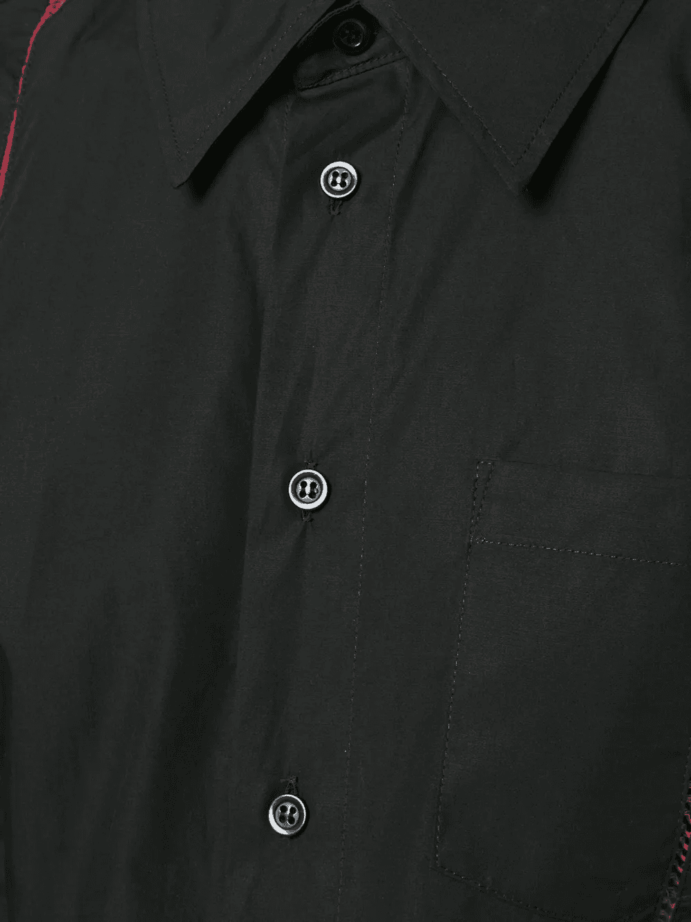 eyelet-trimmed poplin shirt — Image 2