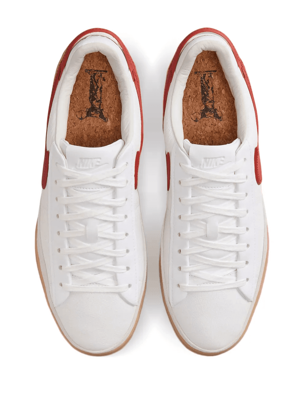 Blazer Phantom Low "White Dragon Red Gum" sneakers — Image 4
