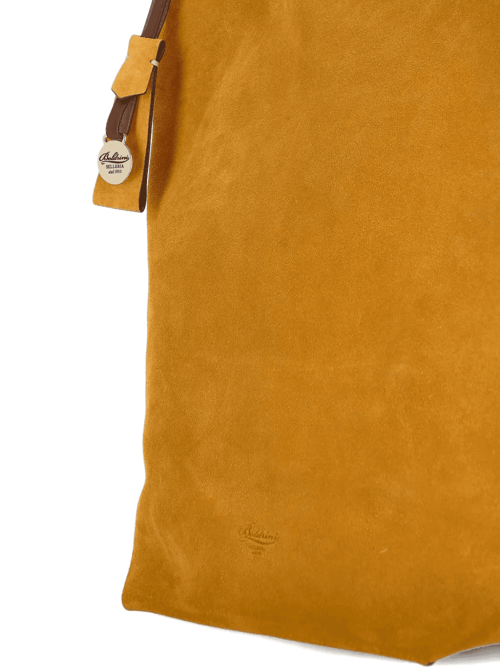 suede-finish logo-debossed tote bag — Image 2