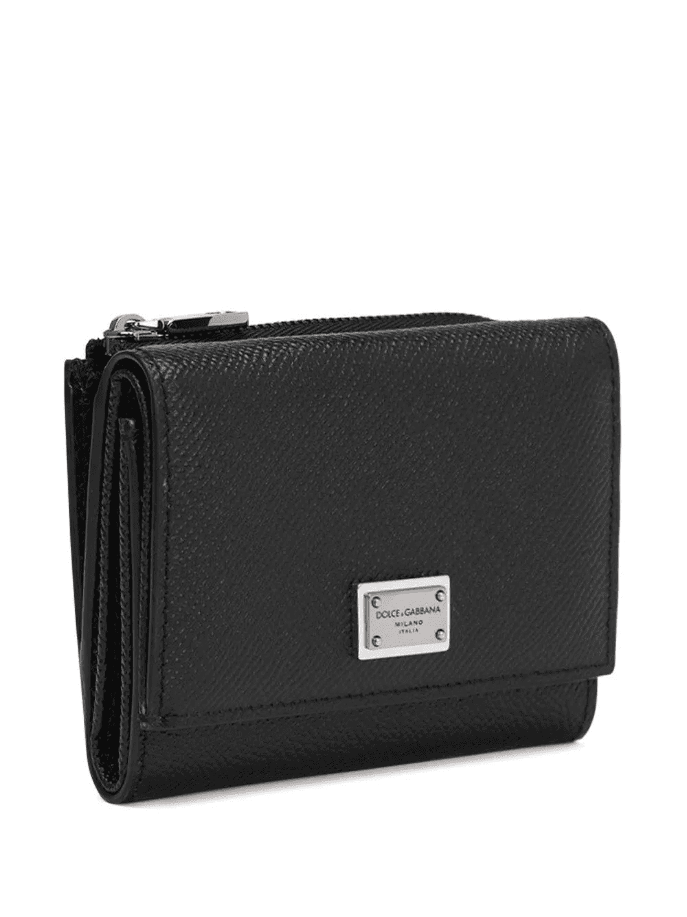 logo-plaque leather wallet — Image 4