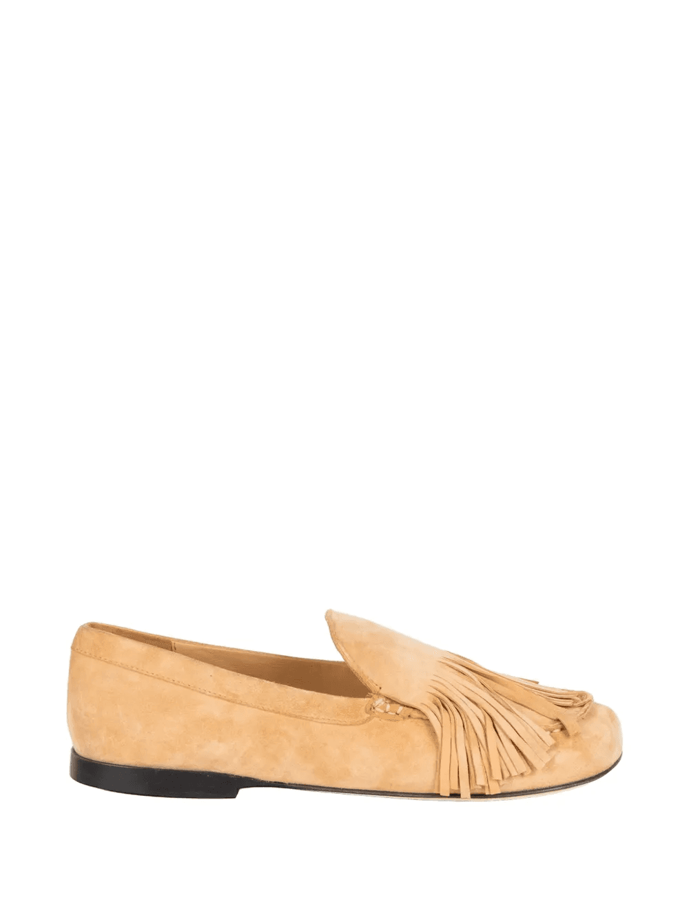 fringe-trim suede loafers - Image 1