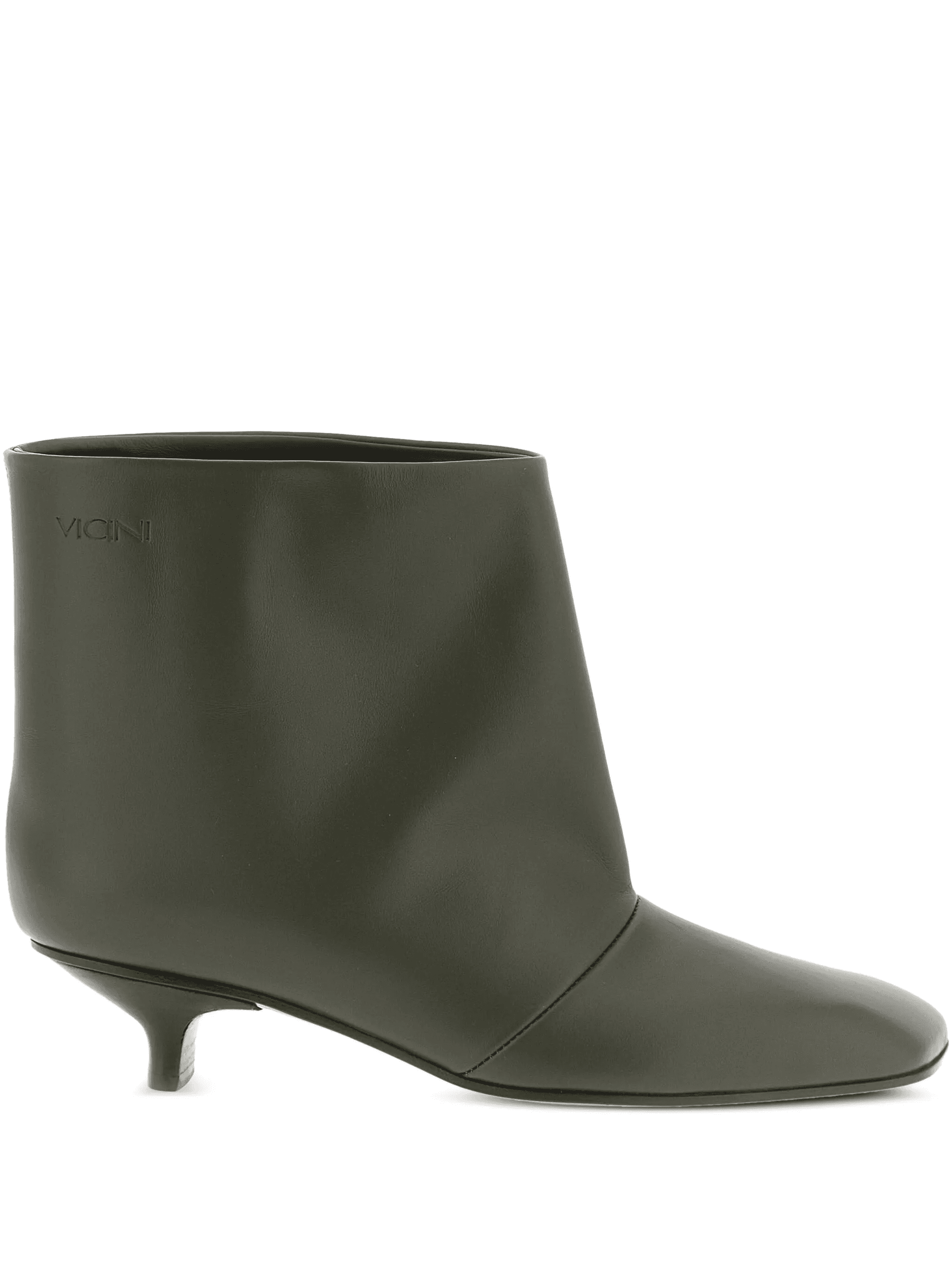 30mm Cizin square-toe leather ankle boots