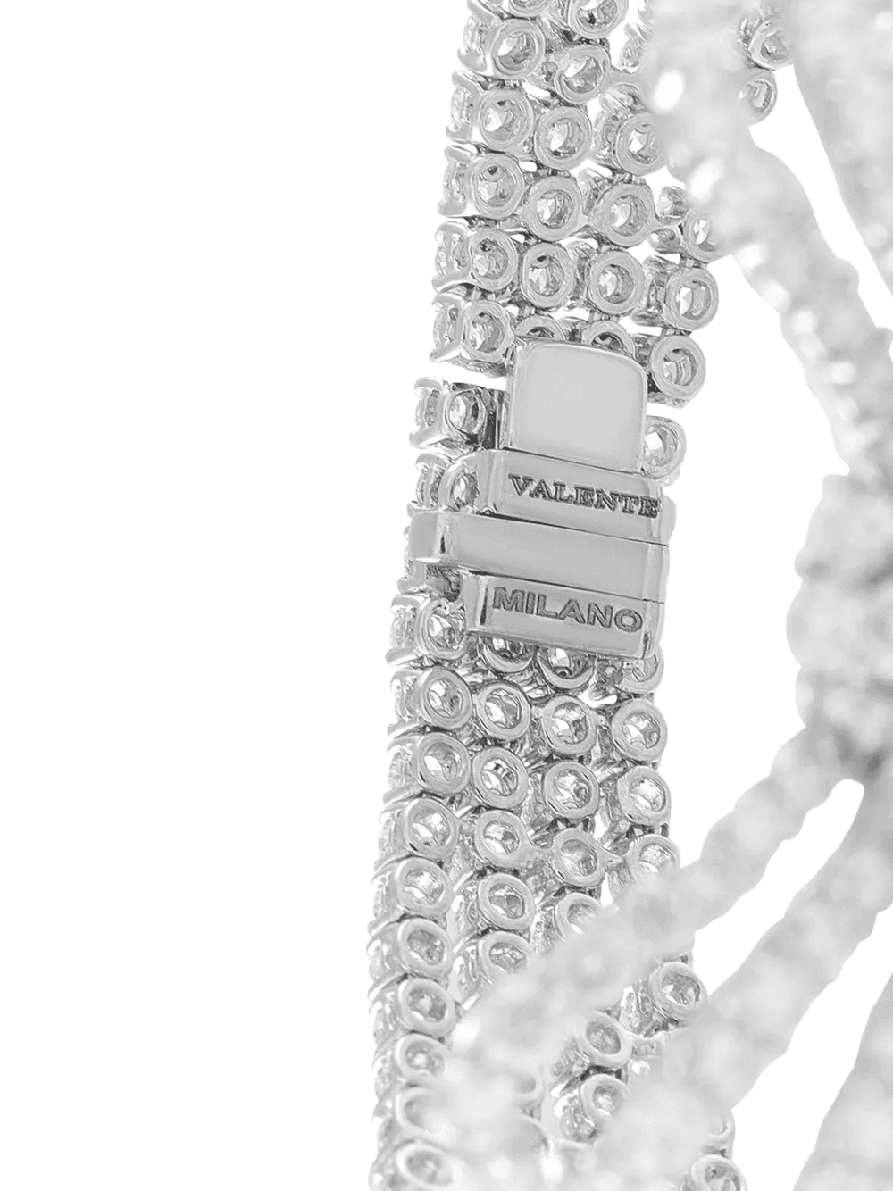 diamond and sapphire bow bracelet — Image 2