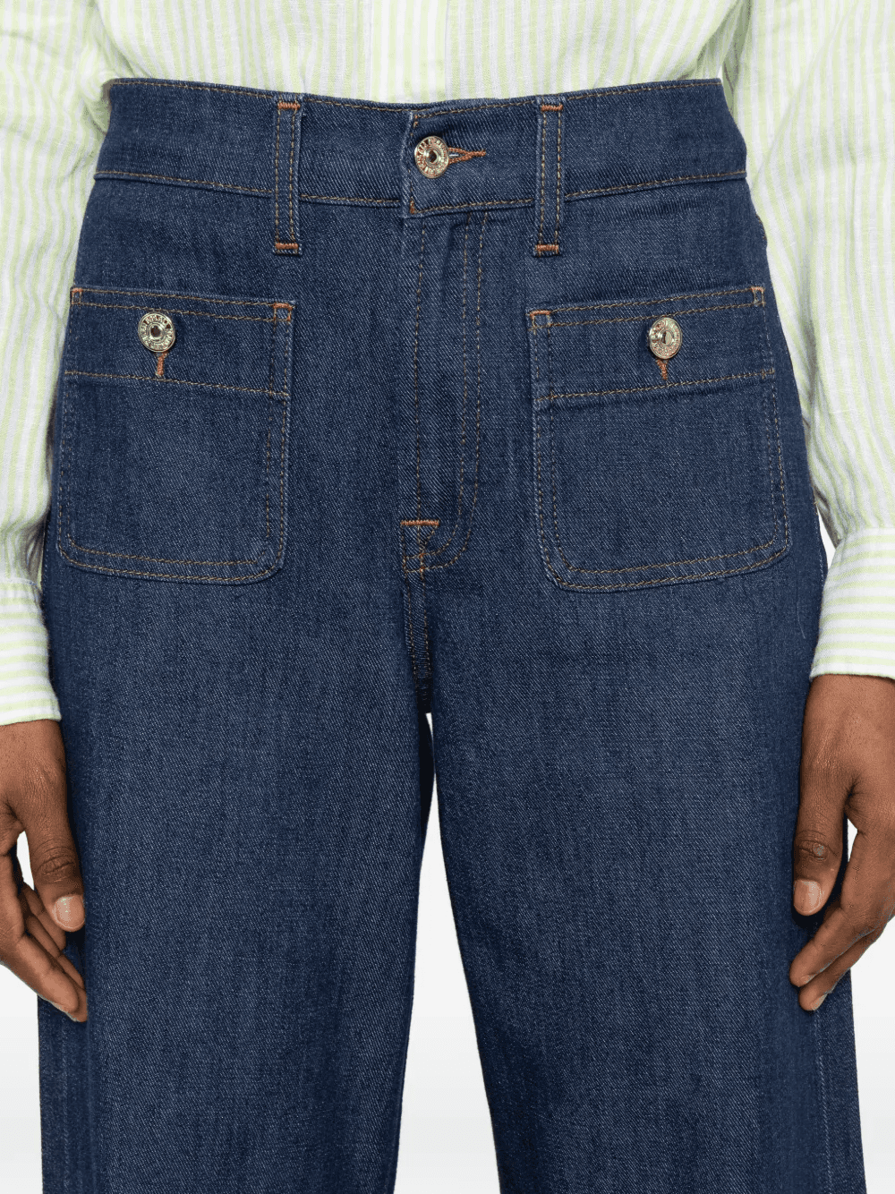 Lotta patch pocket tailorless jeans — Image 2