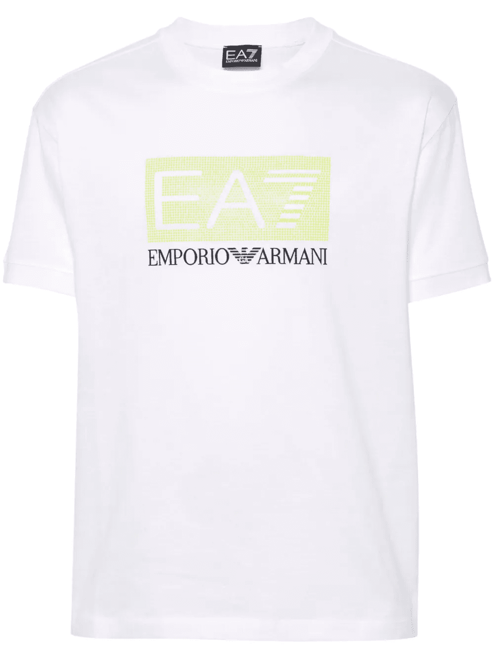Ea7 Emporio Armani studded logo-detail cotton T-shirt - Image 1
