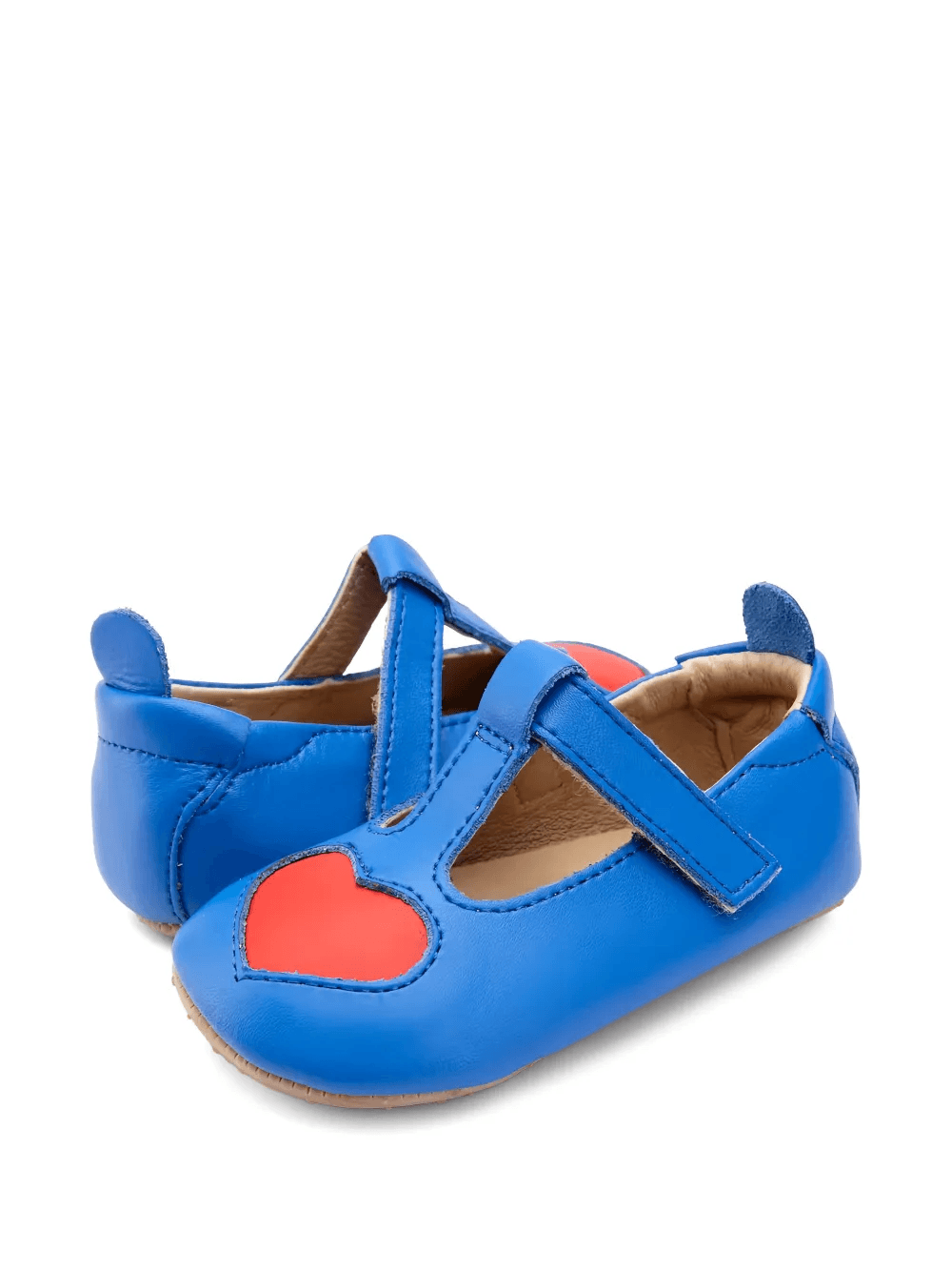 heart-patch T-bar ballerinas — Image 3