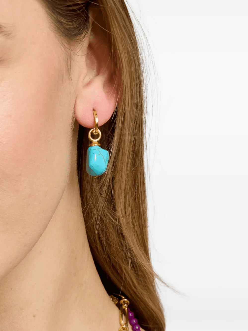 Ava turquoise drop earrings — Image 4
