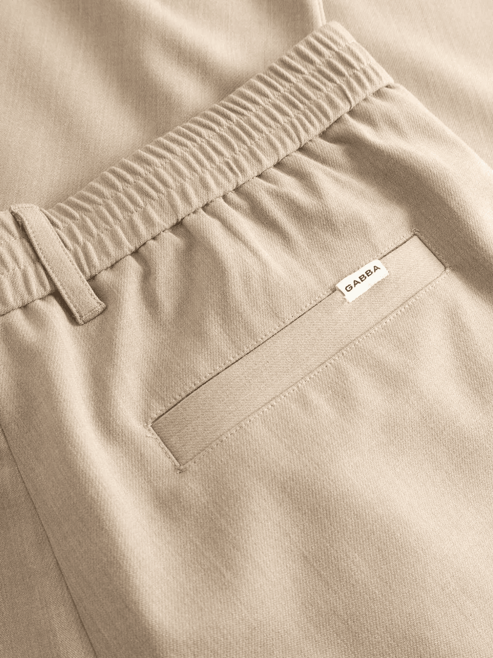 GABnapoli 19 Phin pleated elasticated-waistband trousers — Image 3