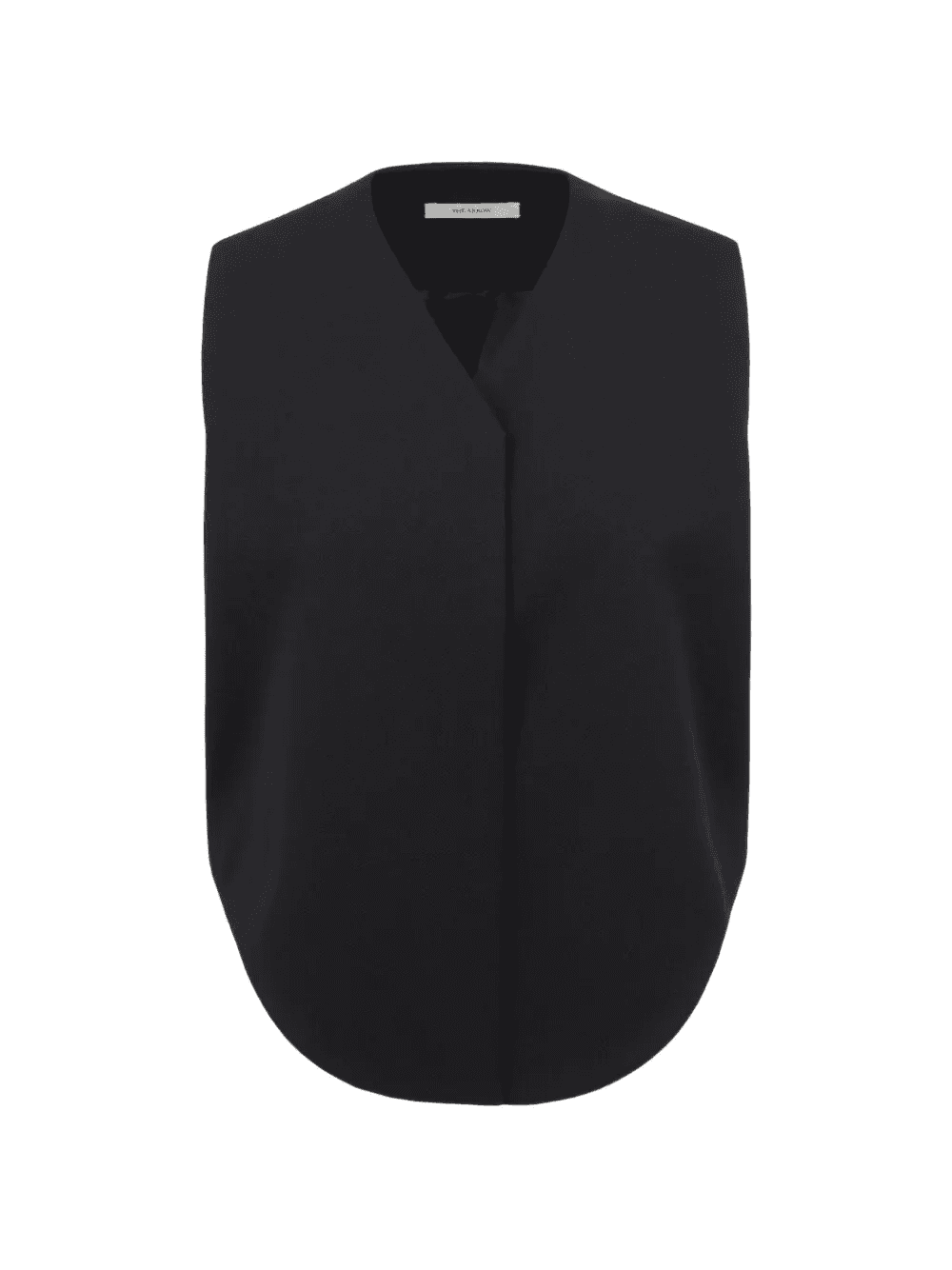 Leah curved-hem vest