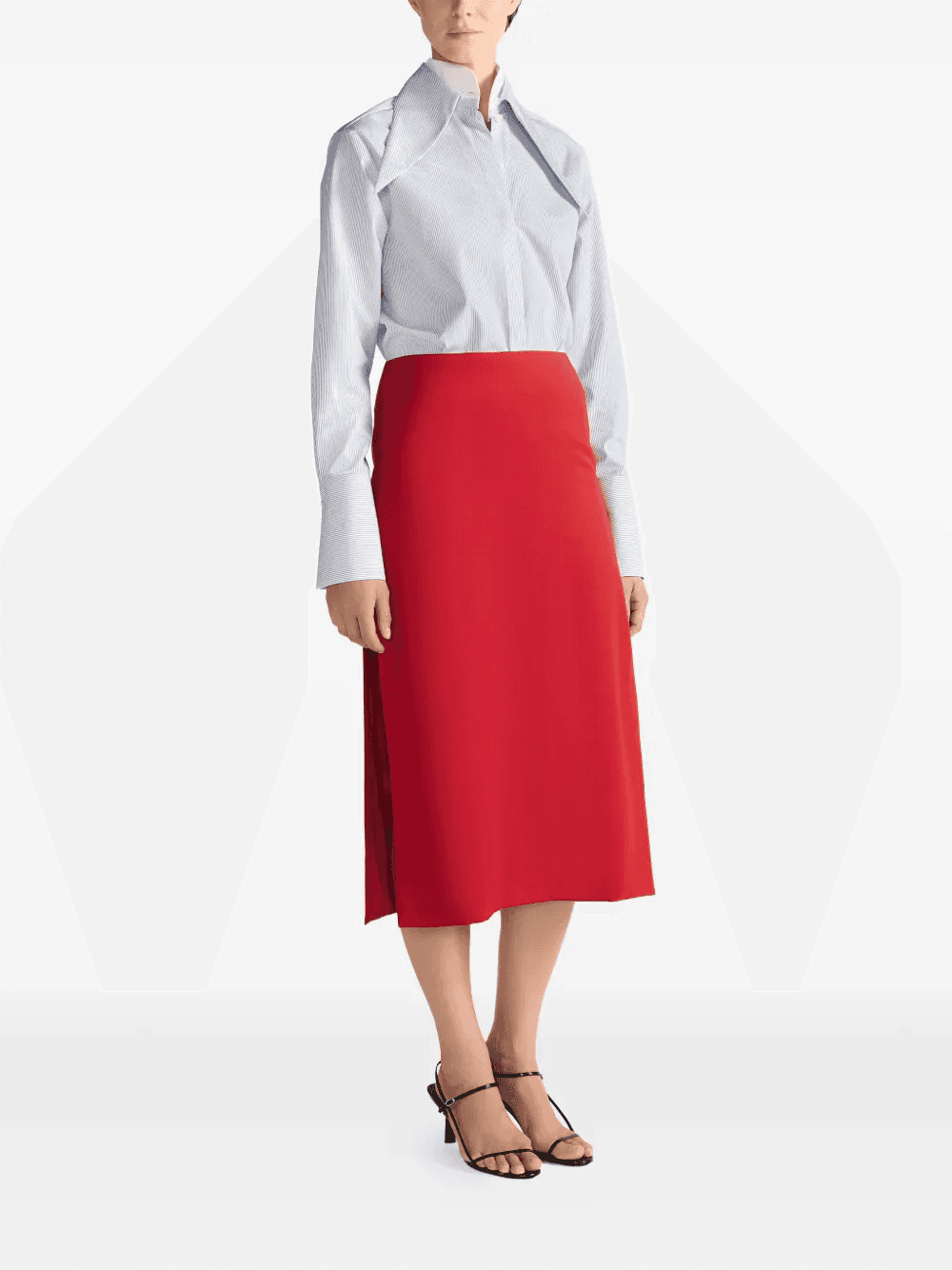 Lily side-slit midi skirt — Image 3