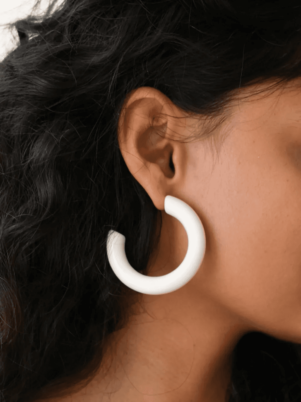 Big Bold hoop earrings — Image 2