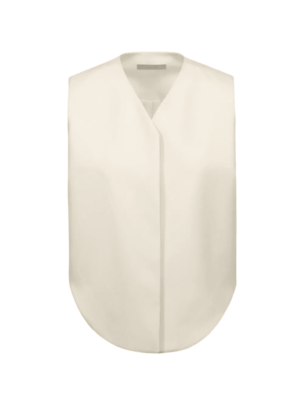 Leah curved-hem vest