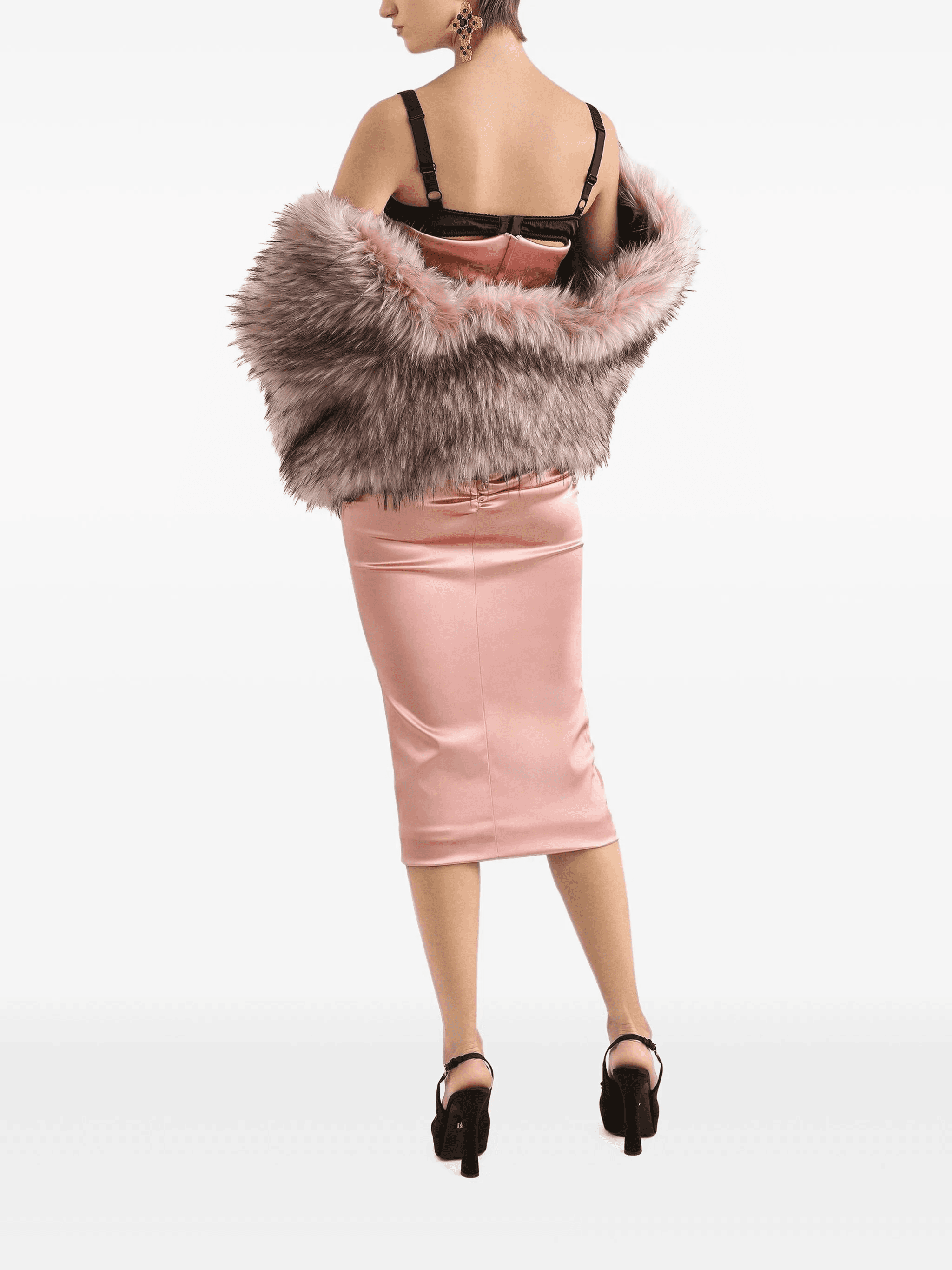 gathered midi dress — Image 3