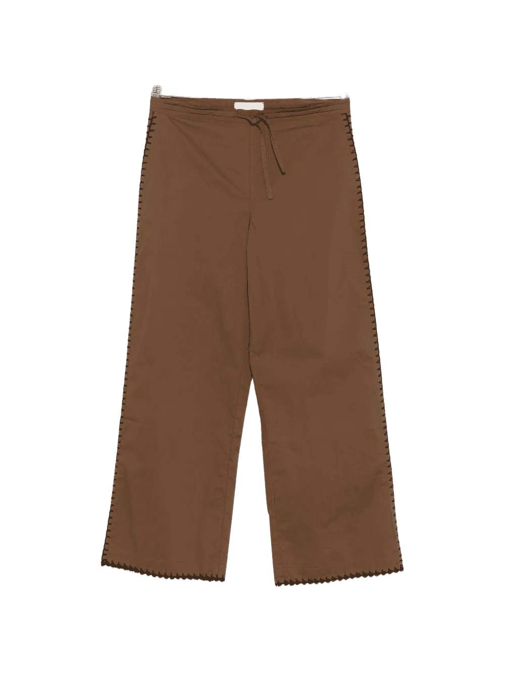 whipstitch-trim palazzo pants - Image 1