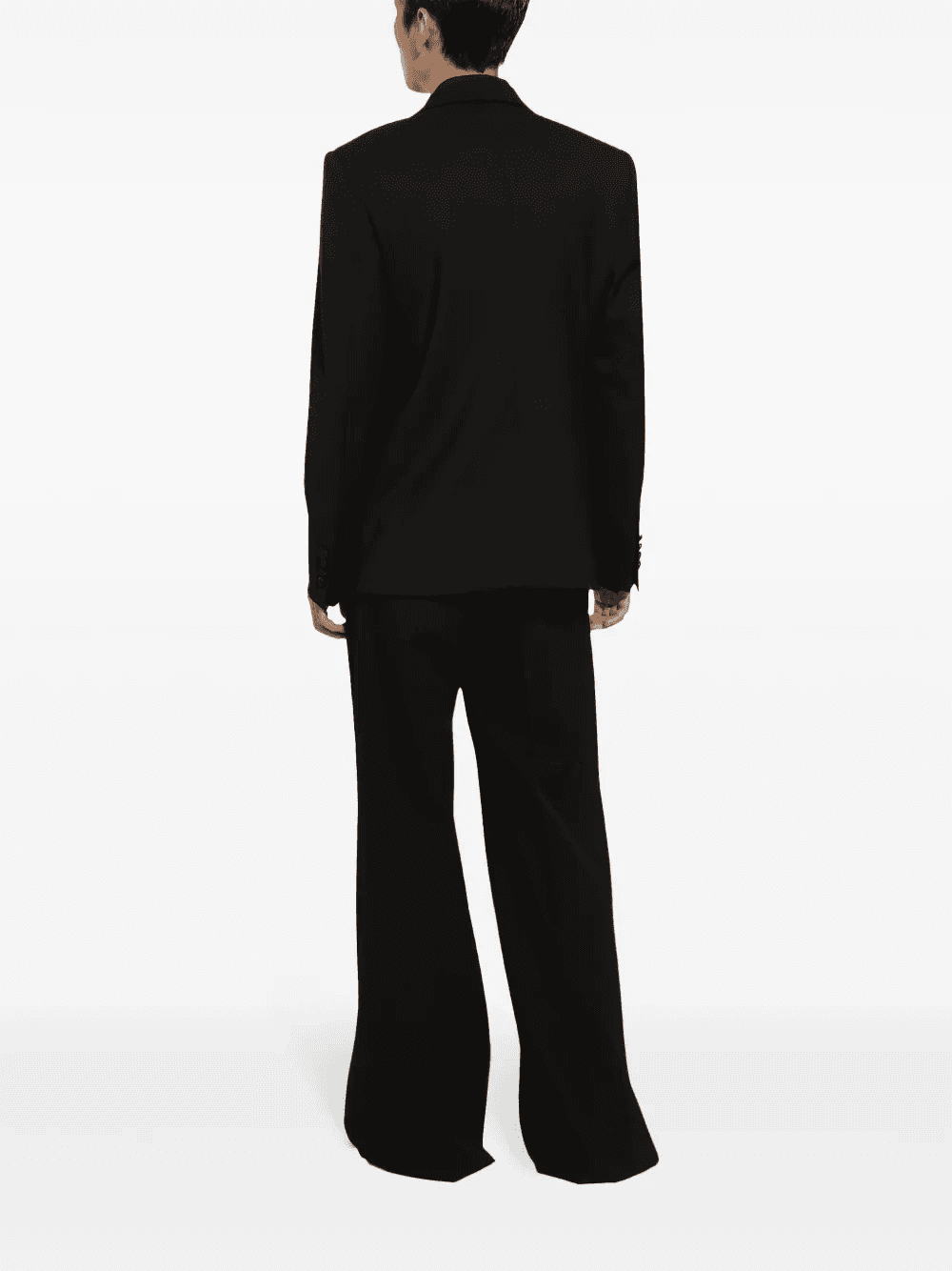 floral-appliqué single-breasted suit — Image 5