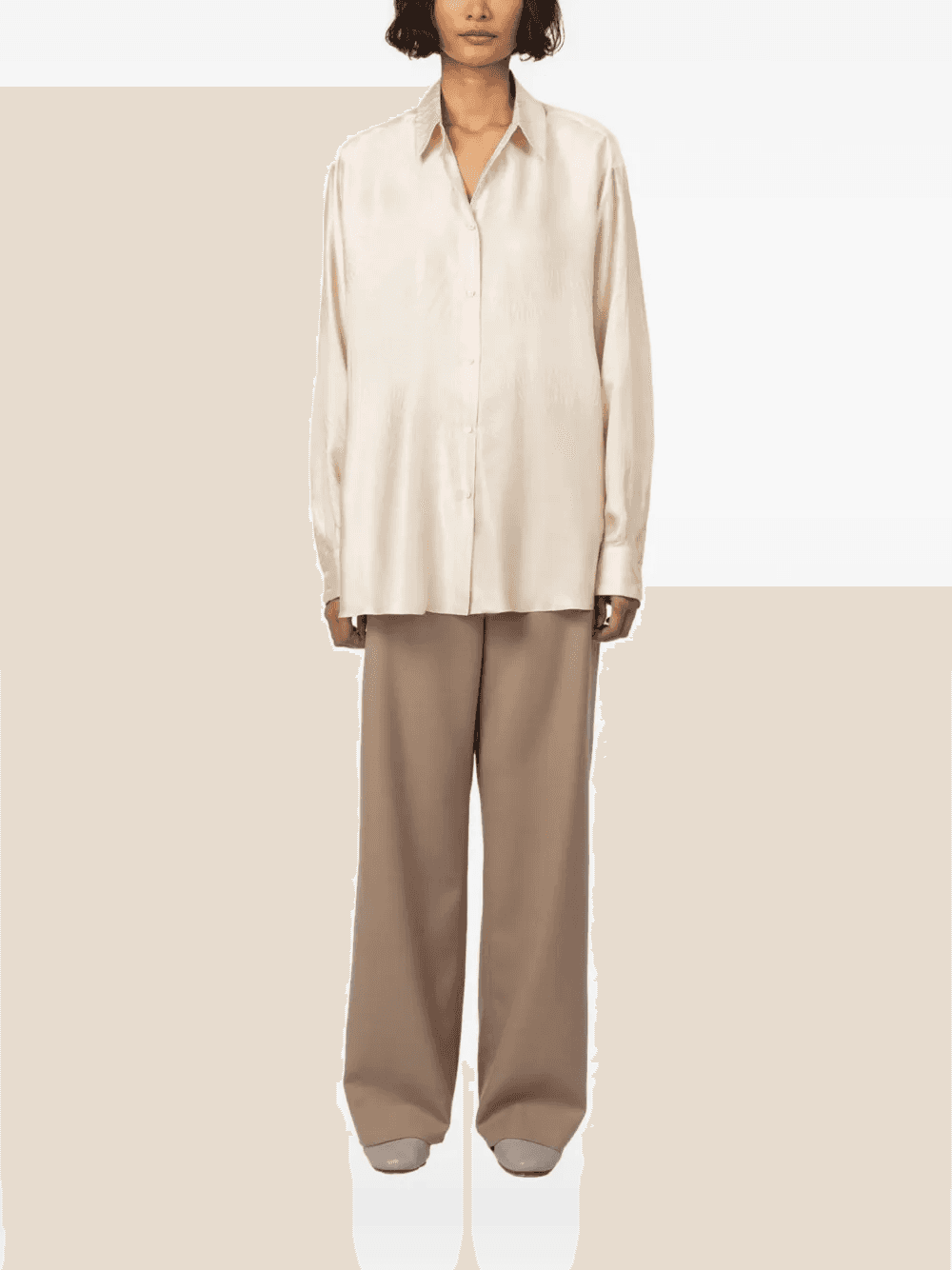palm tree collared shirt - Image 1