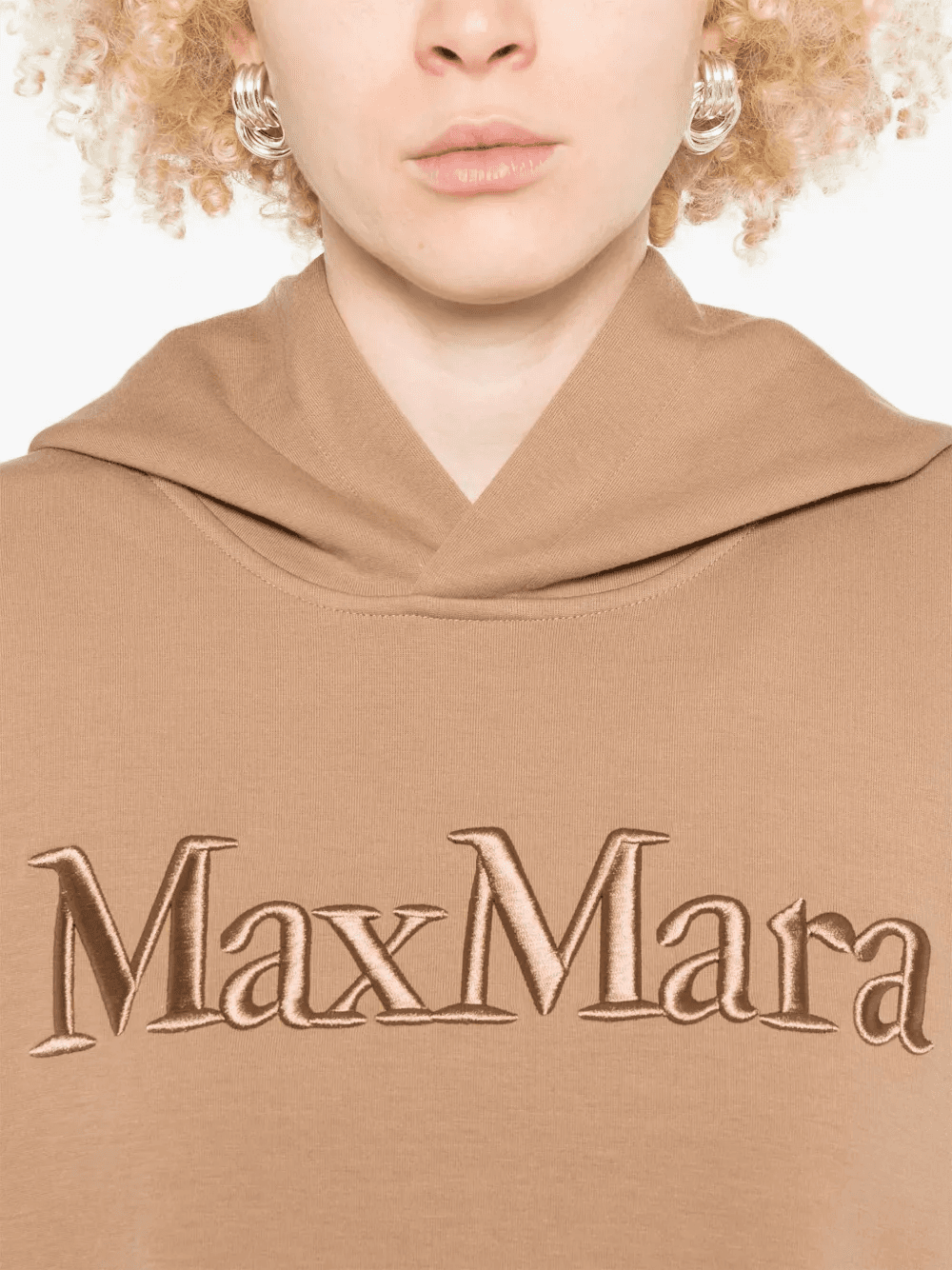 embroidered-logo hoodie — Image 2