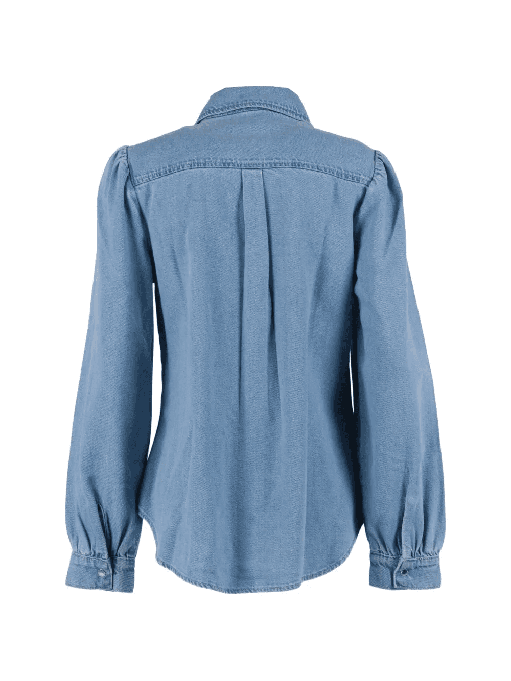 puff-sleeve button-up shirt — Image 3