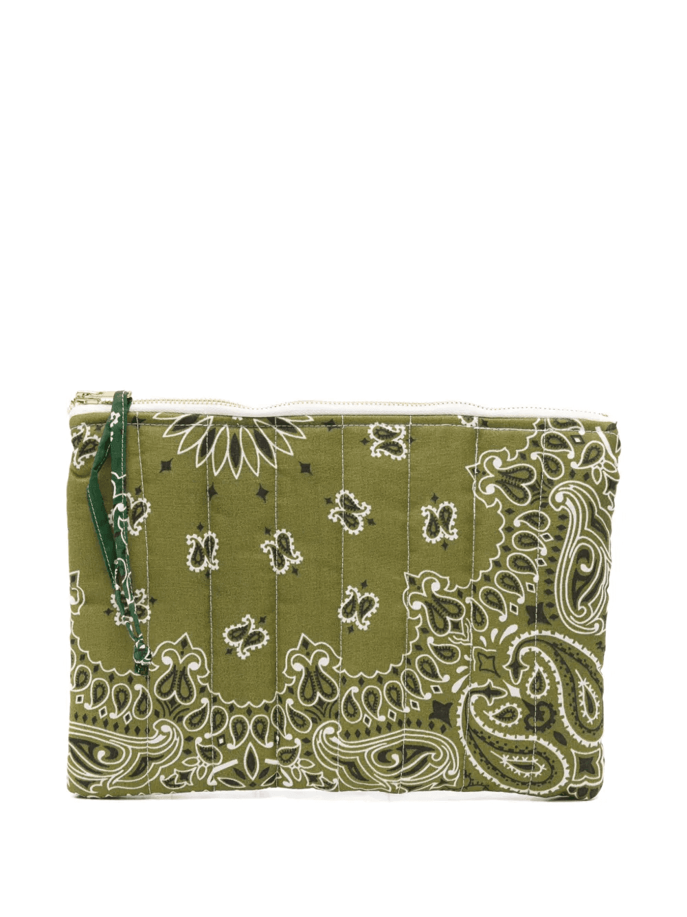 quilted paisley-print clutch - Image 1