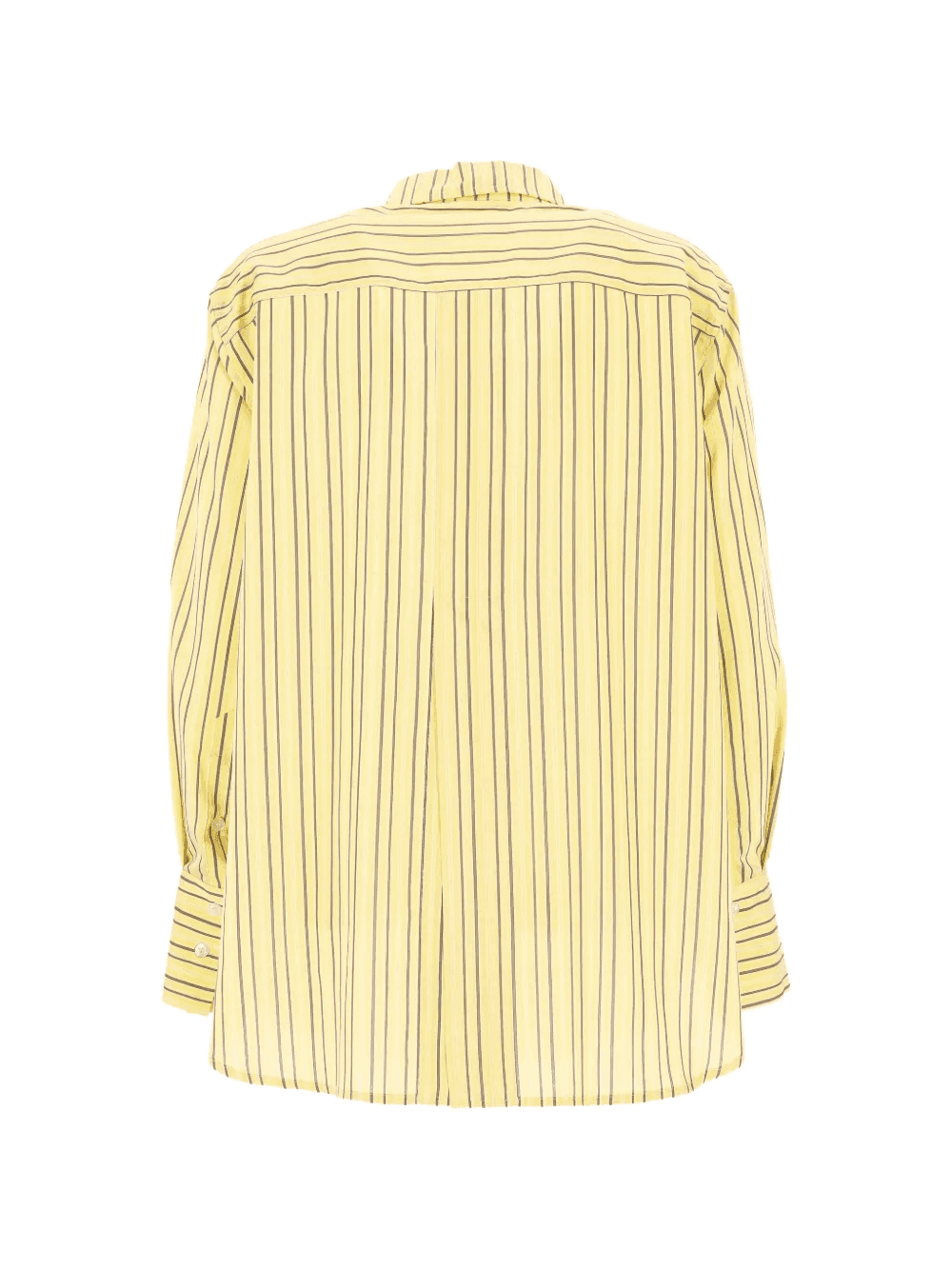 vertical-stripe logo-embroidered shirt — Image 3