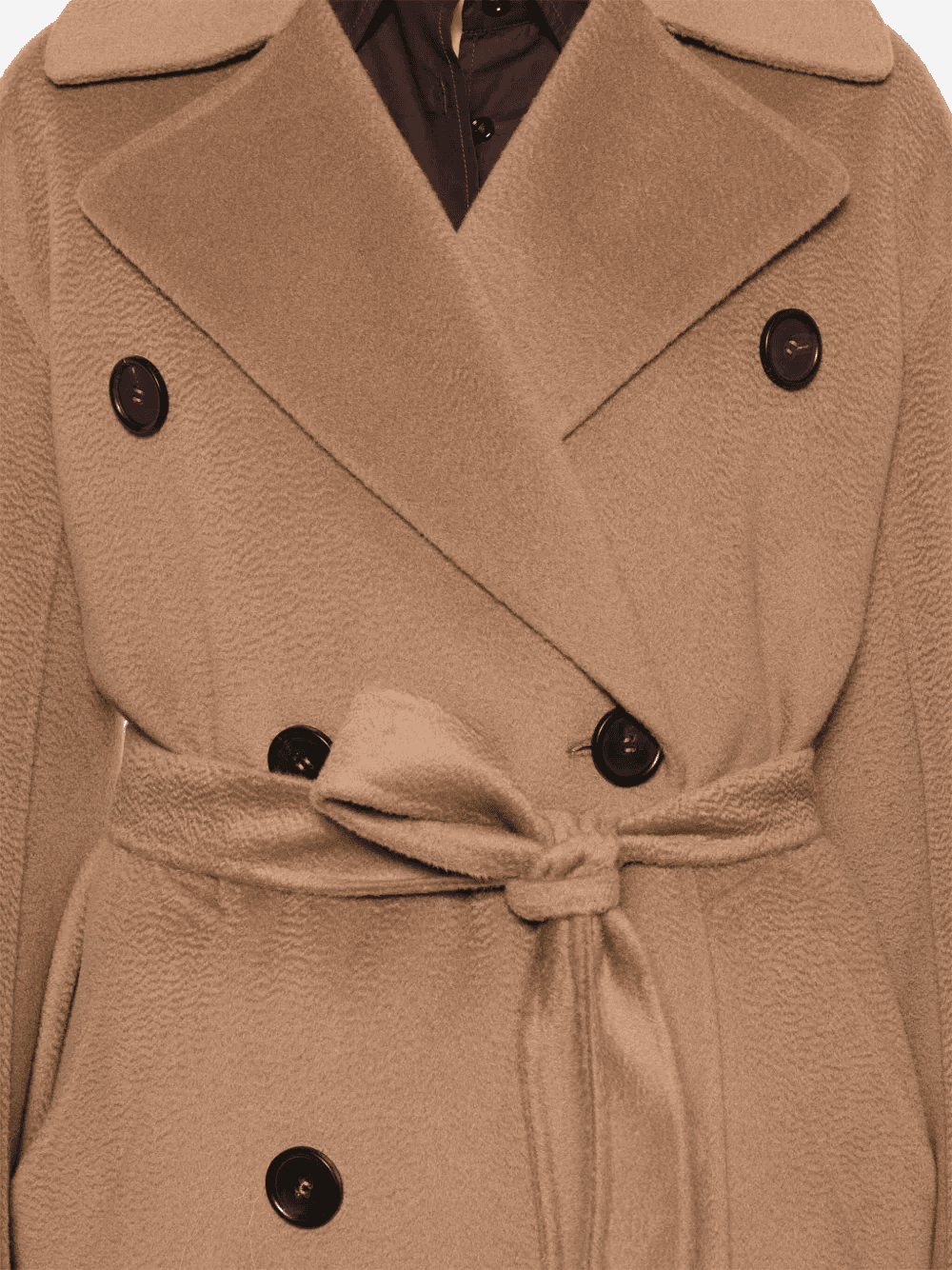 double-breasted belted coat — Image 3