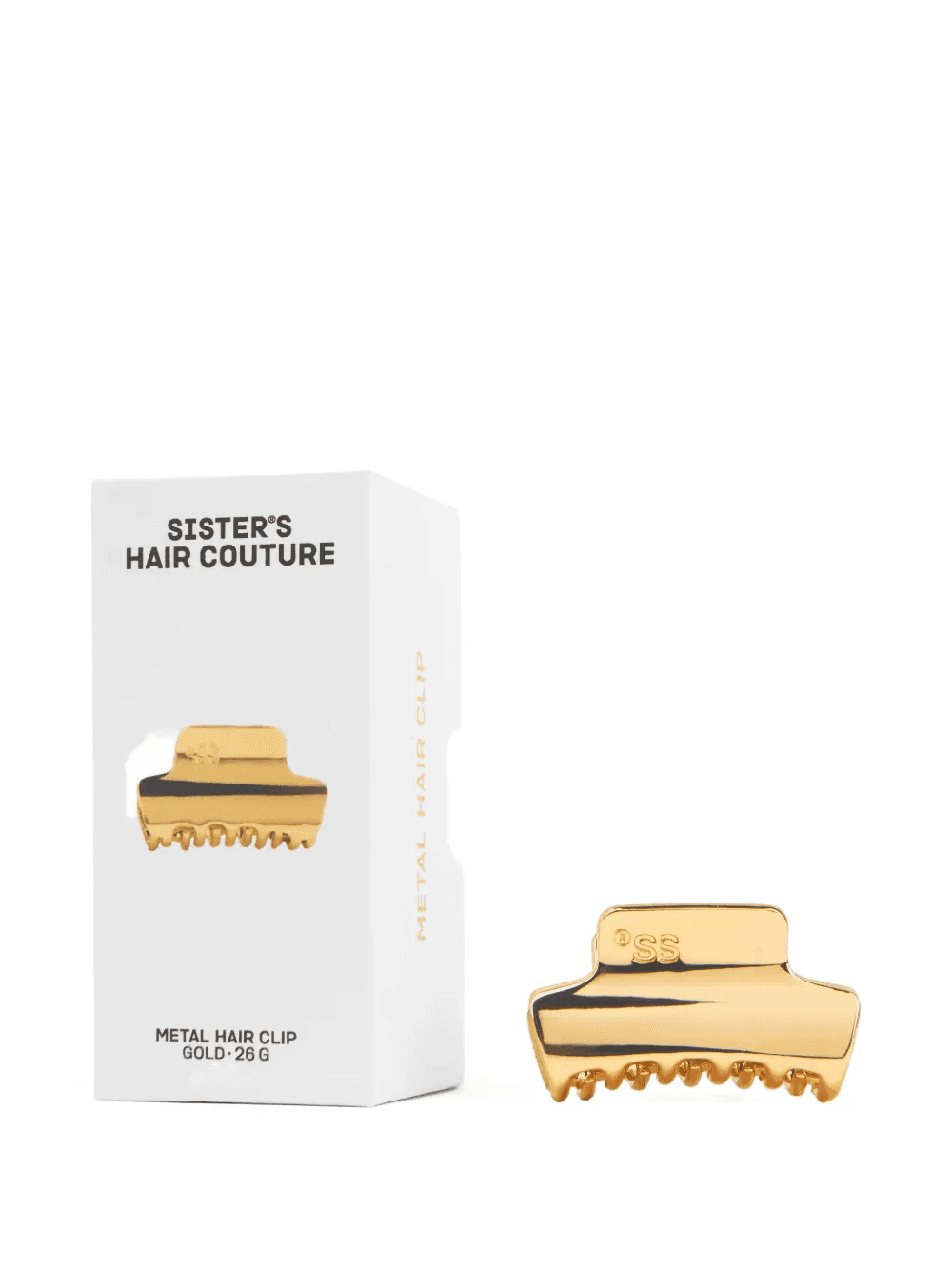 logo-engraved polished hair clip - Image 1