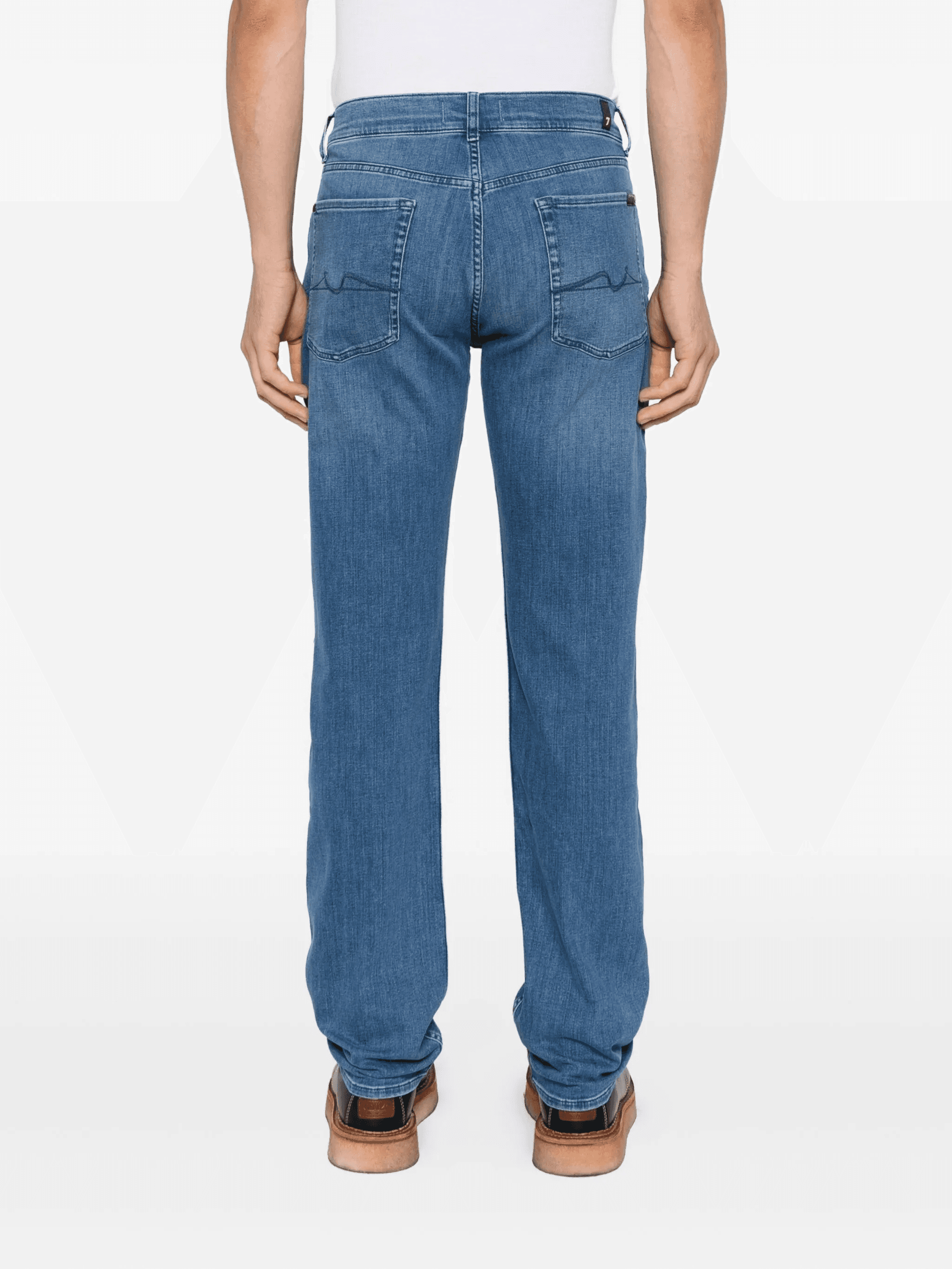 mid waist standard jeans — Image 4