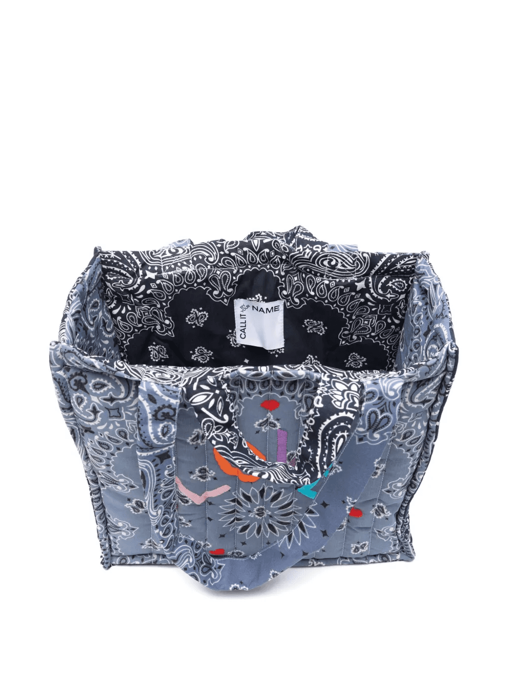 bandana-print tote bag — Image 4