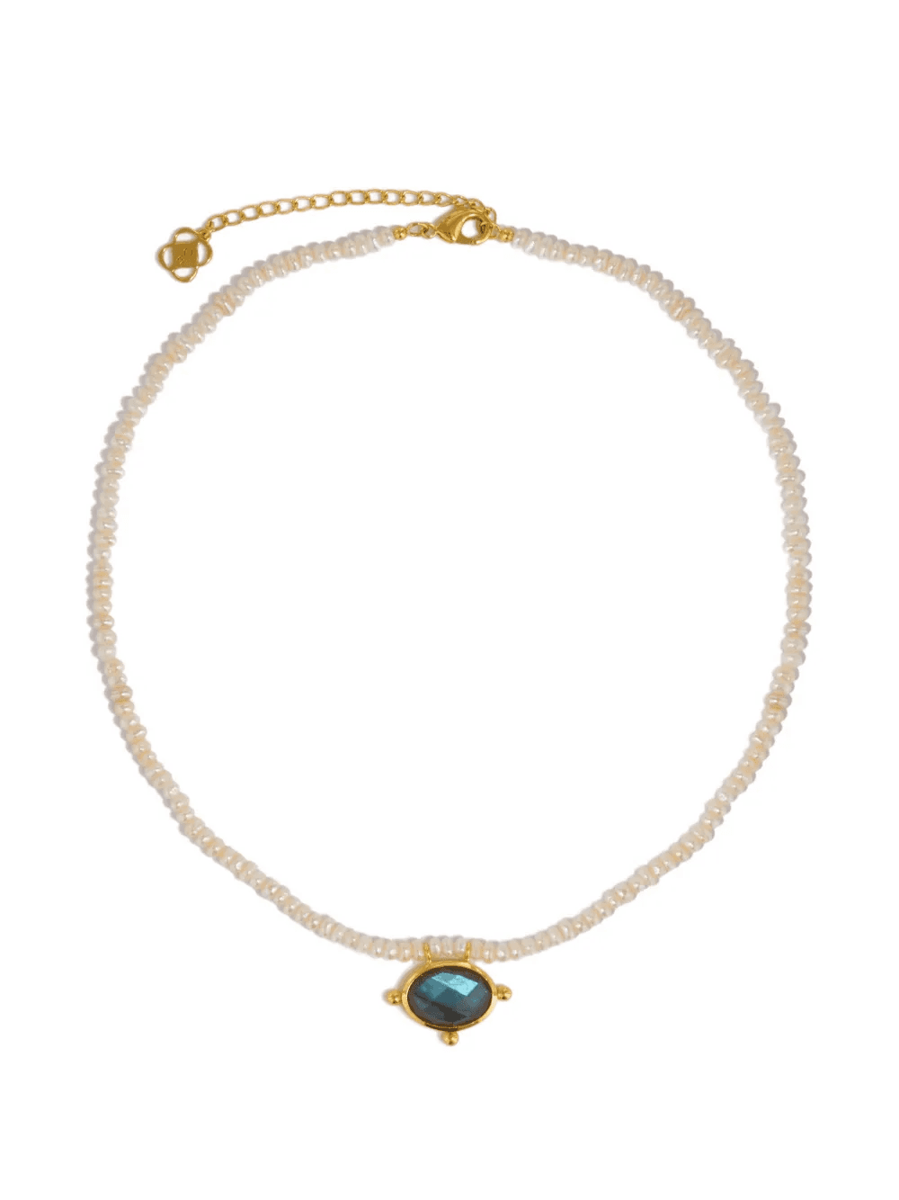 Sorel pearl labradorite necklace