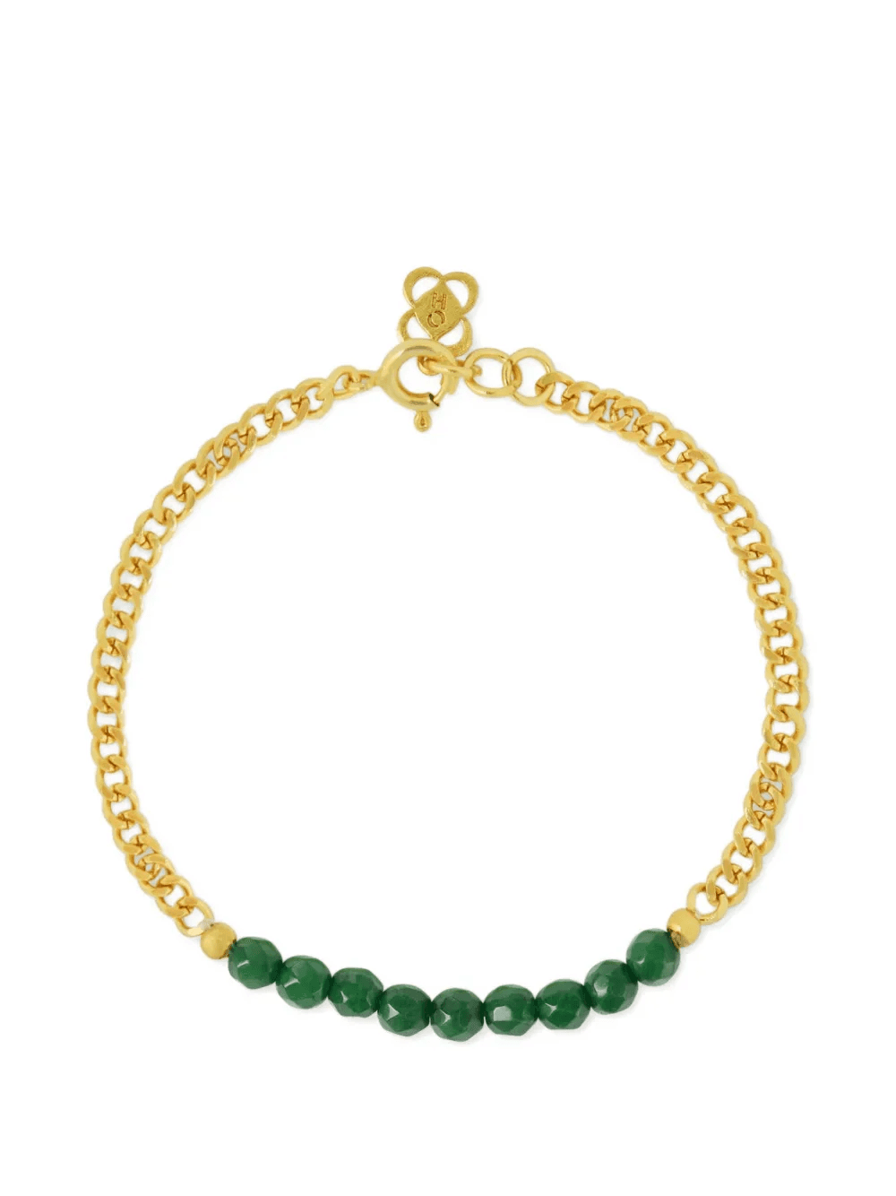 Margot jade-embellished bracelet - Image 1