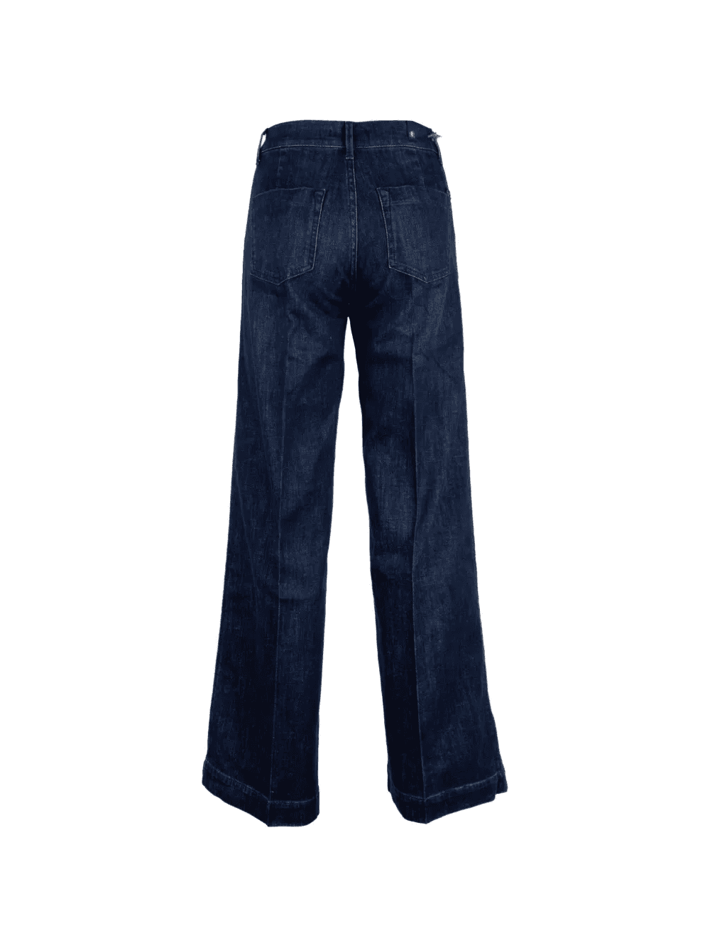 pressed-crease wide-leg jeans — Image 2
