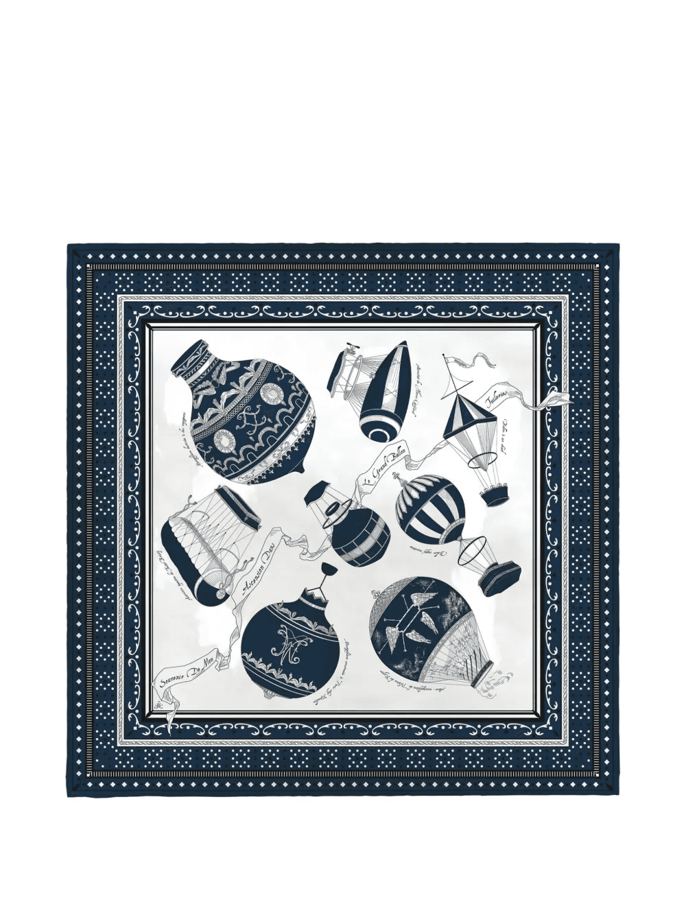 hot-air-balloon-print bandana - Image 1