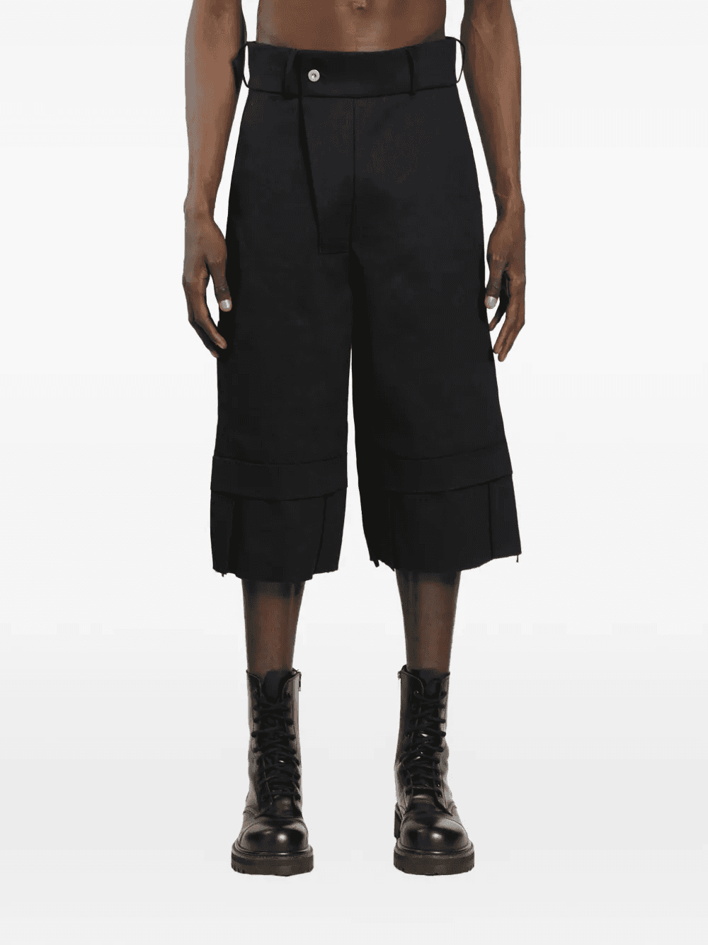Bunker pleated-detail shorts - Image 1