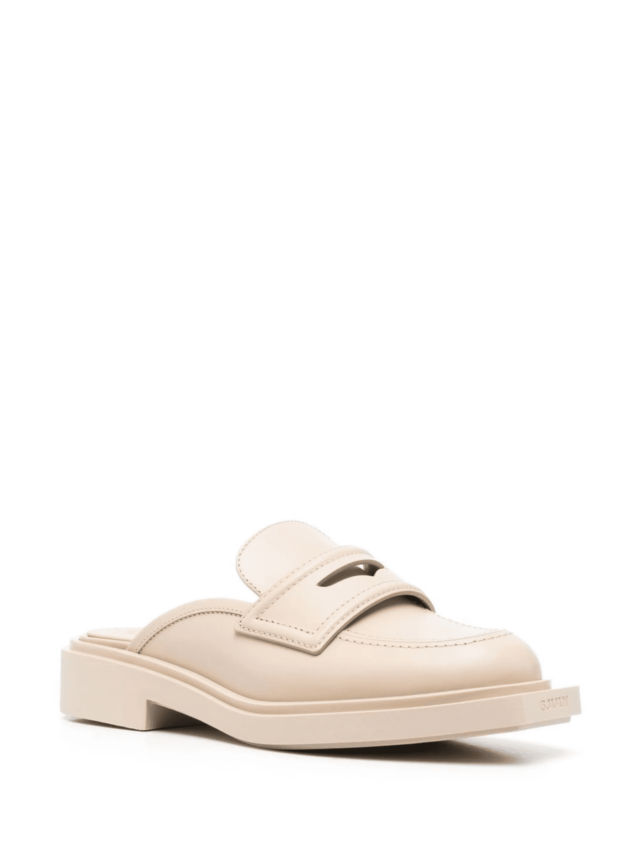 almond-toe leather mules — Image 3