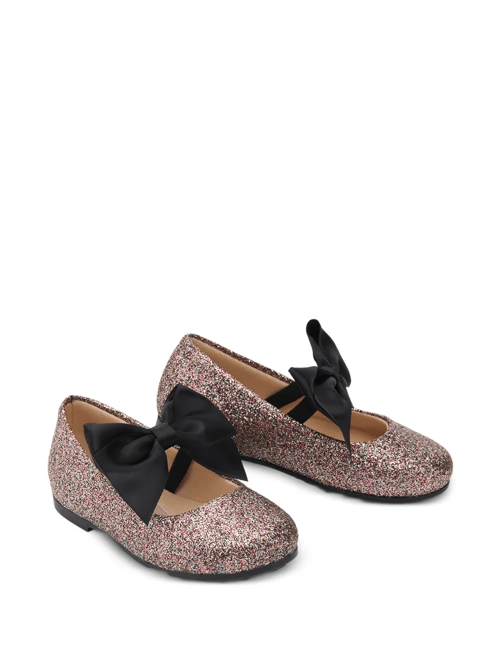 glitter bow ballet flats — Image 2