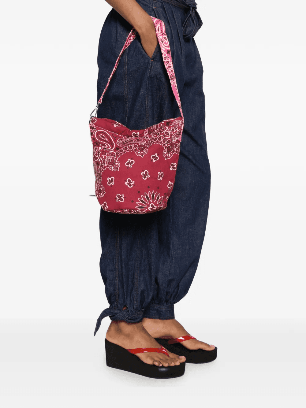 bandana-print shoulder bag — Image 4